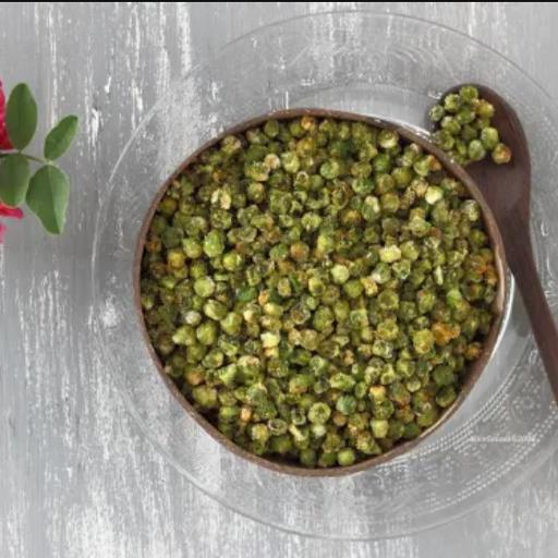 Guisantes al horno crujientes