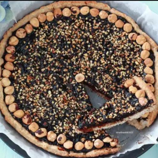 La foto della ricetta Crostata di marmellata integrale vegana di Alice Ricettevegolose adatta a Vegetariani, diete senza lattosio, pescetariani.