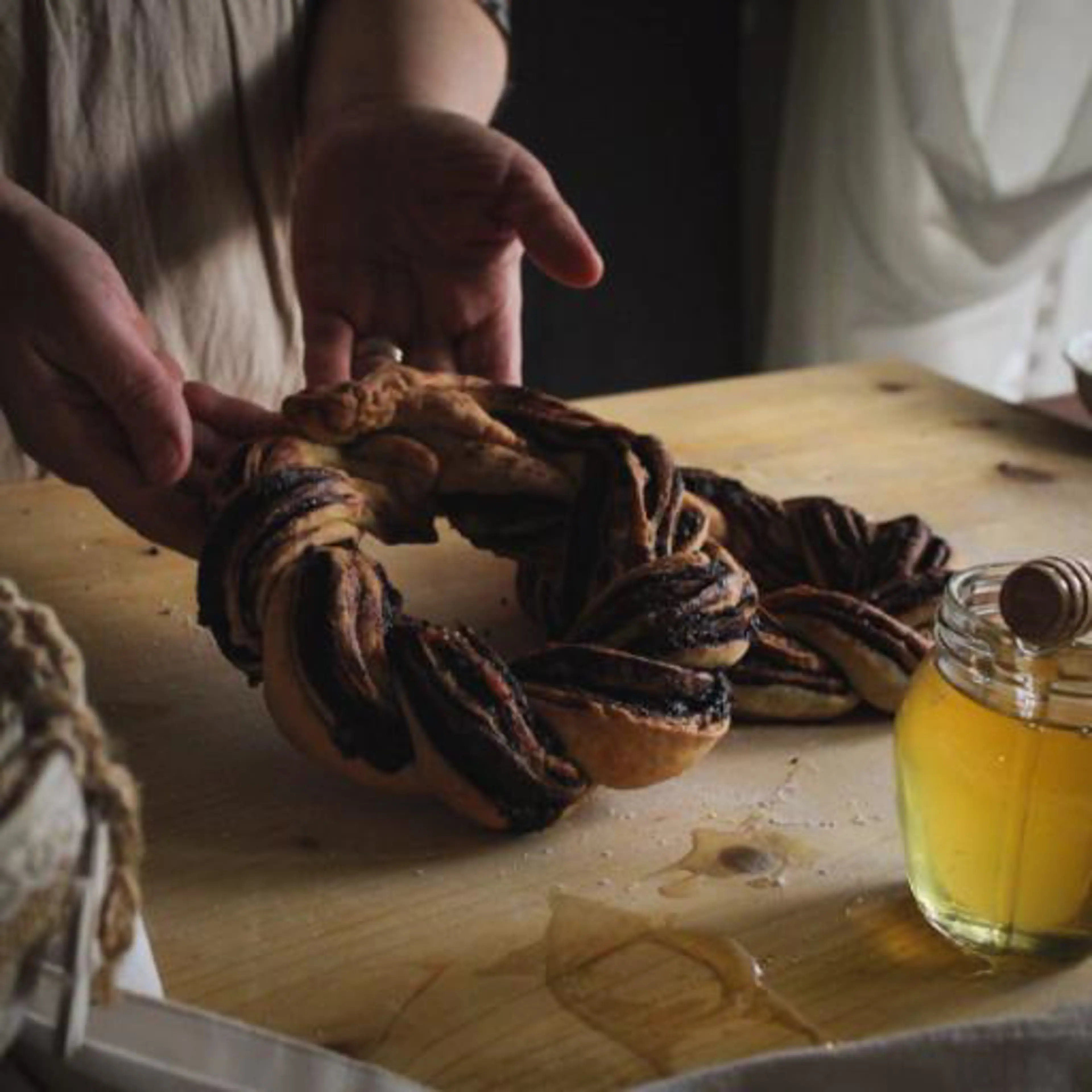 Babka with sweet filling