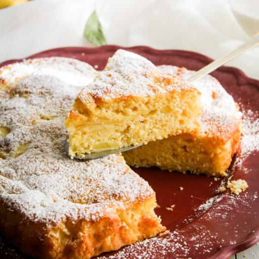Tarta de manzana y yogur