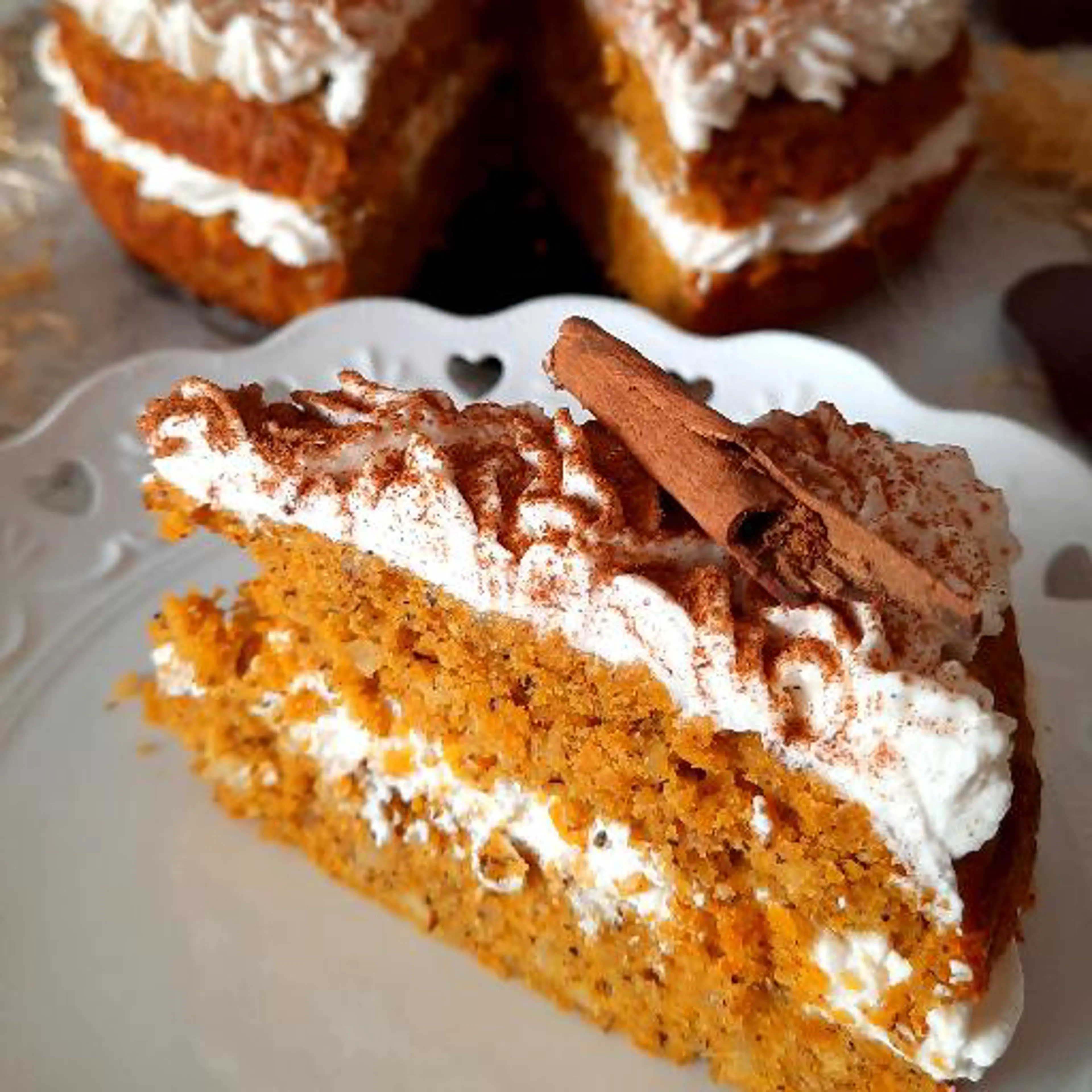 Sütőtökös és hajdinalisztes torta