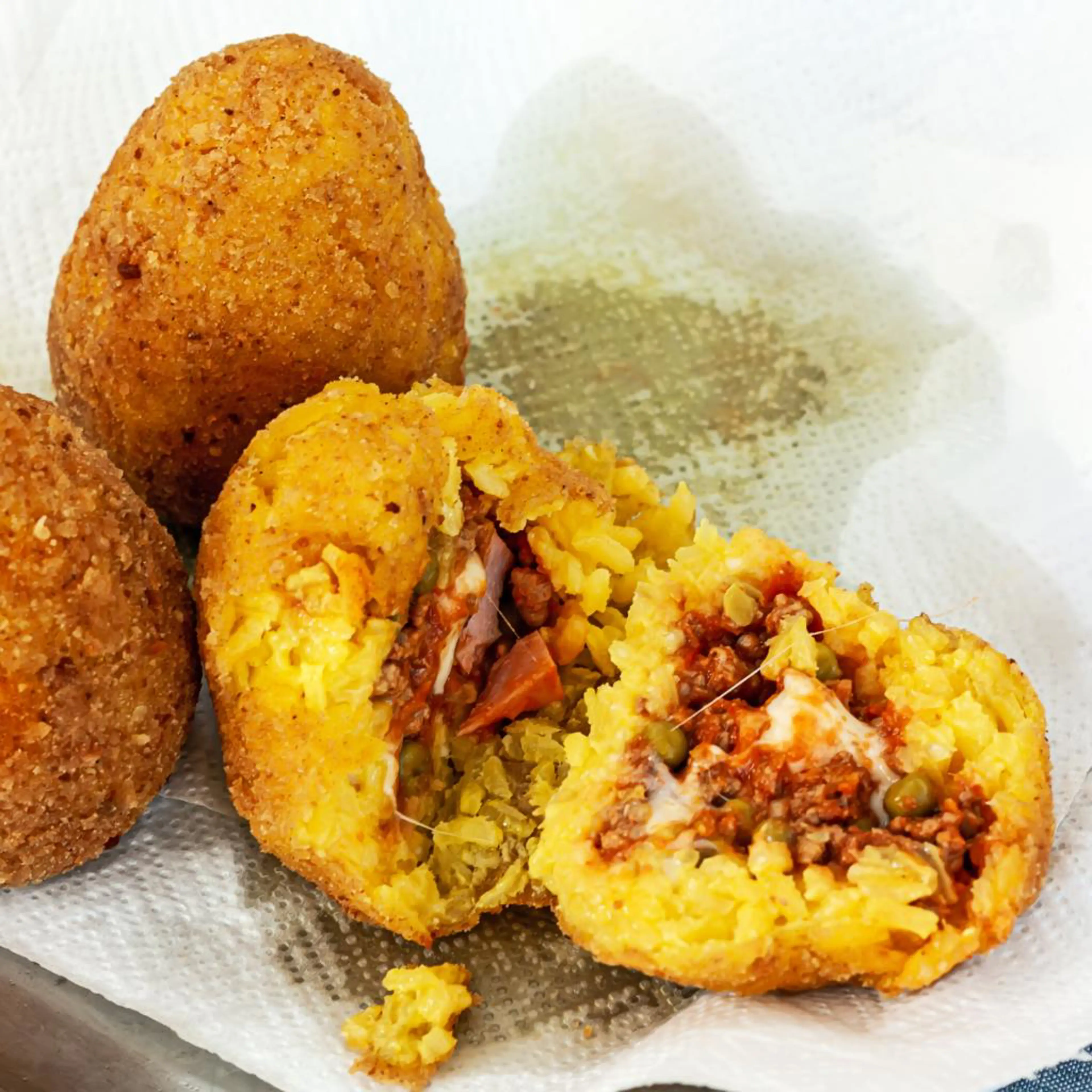 Sicilianska arancine med kött, originalrecept
