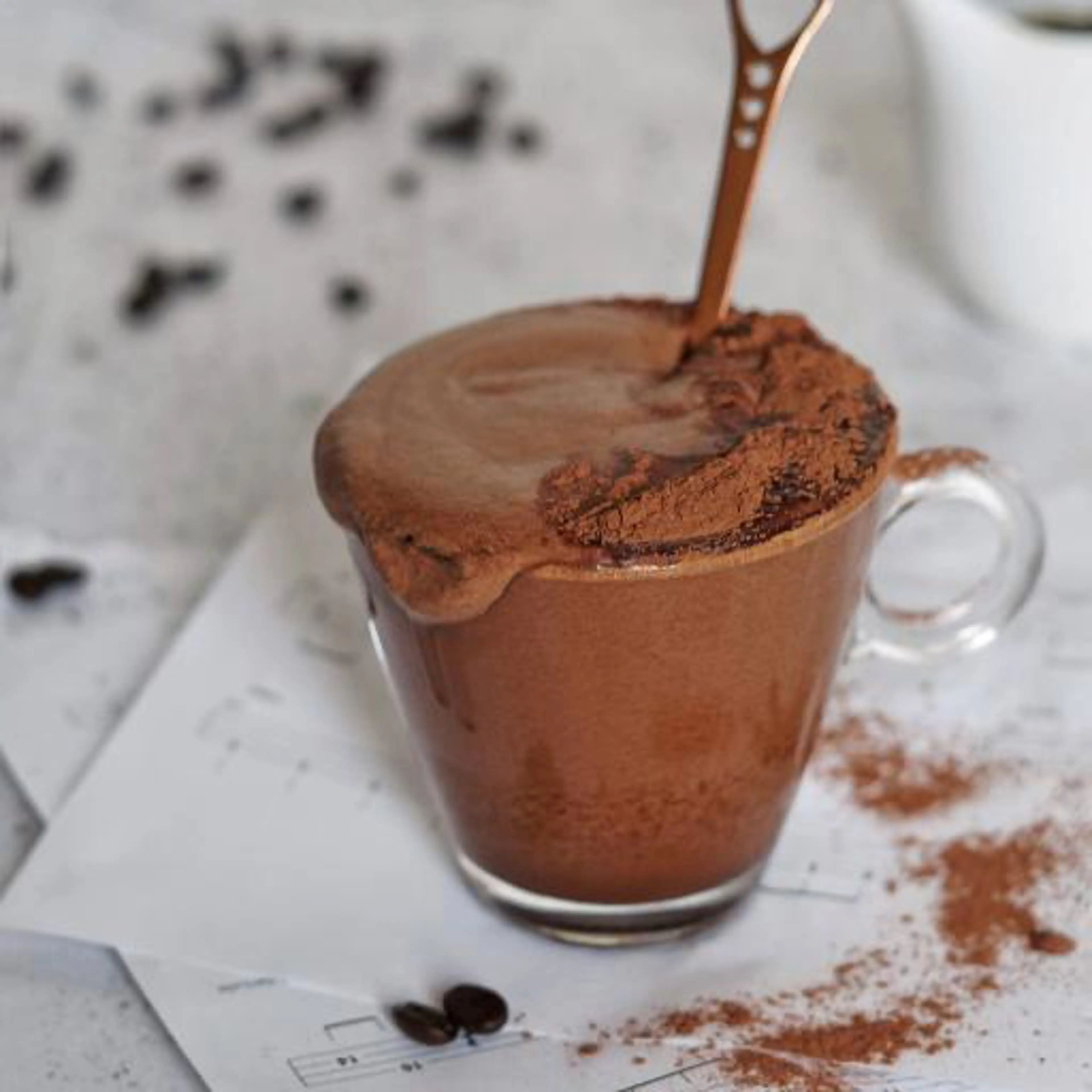 Mousse de café de 2 ingredientes