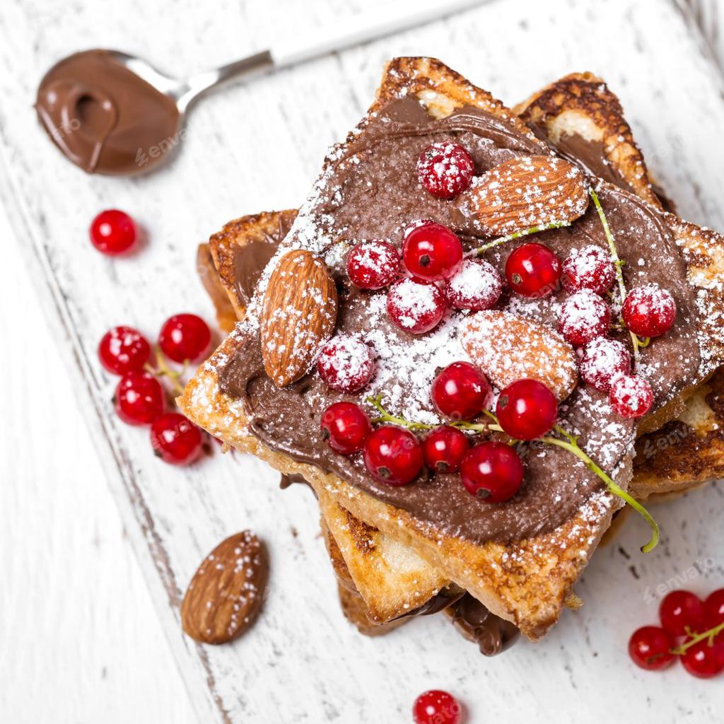 French toast de chocolate