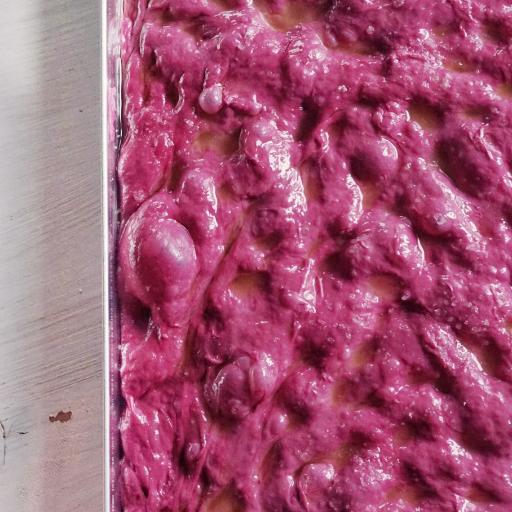 Focaccia de beterraba