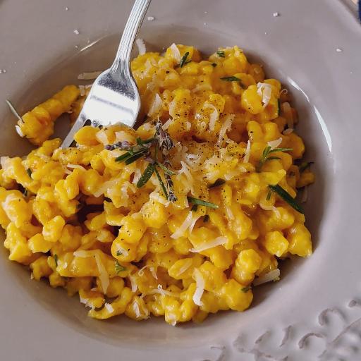 Spätzle de cenoura