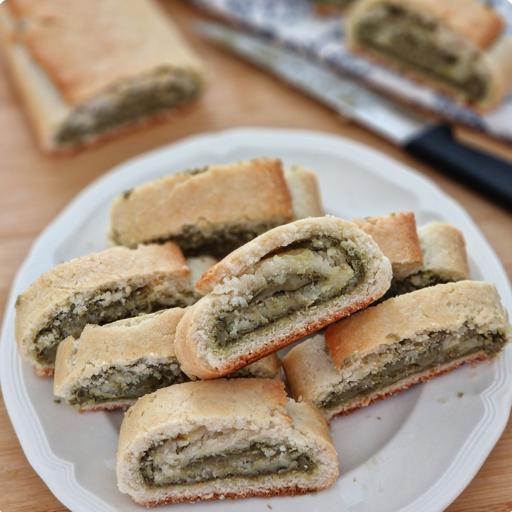 Ciastka z kremem pistacjowym bez jajek