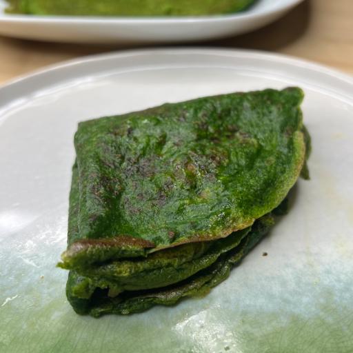 Crêpes de espinacas sin gluten
