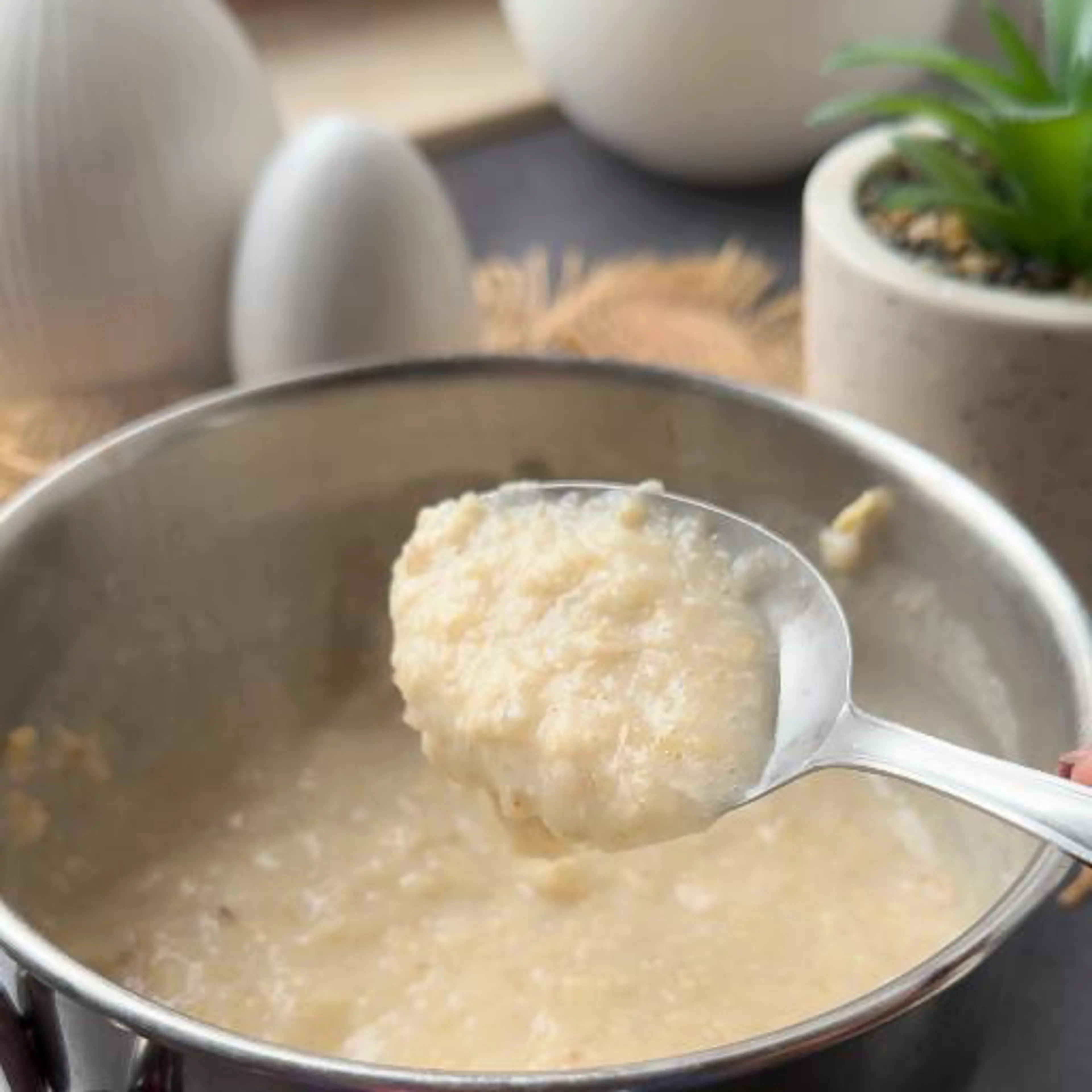 Grundporridge ohne zugesetzten Zucker