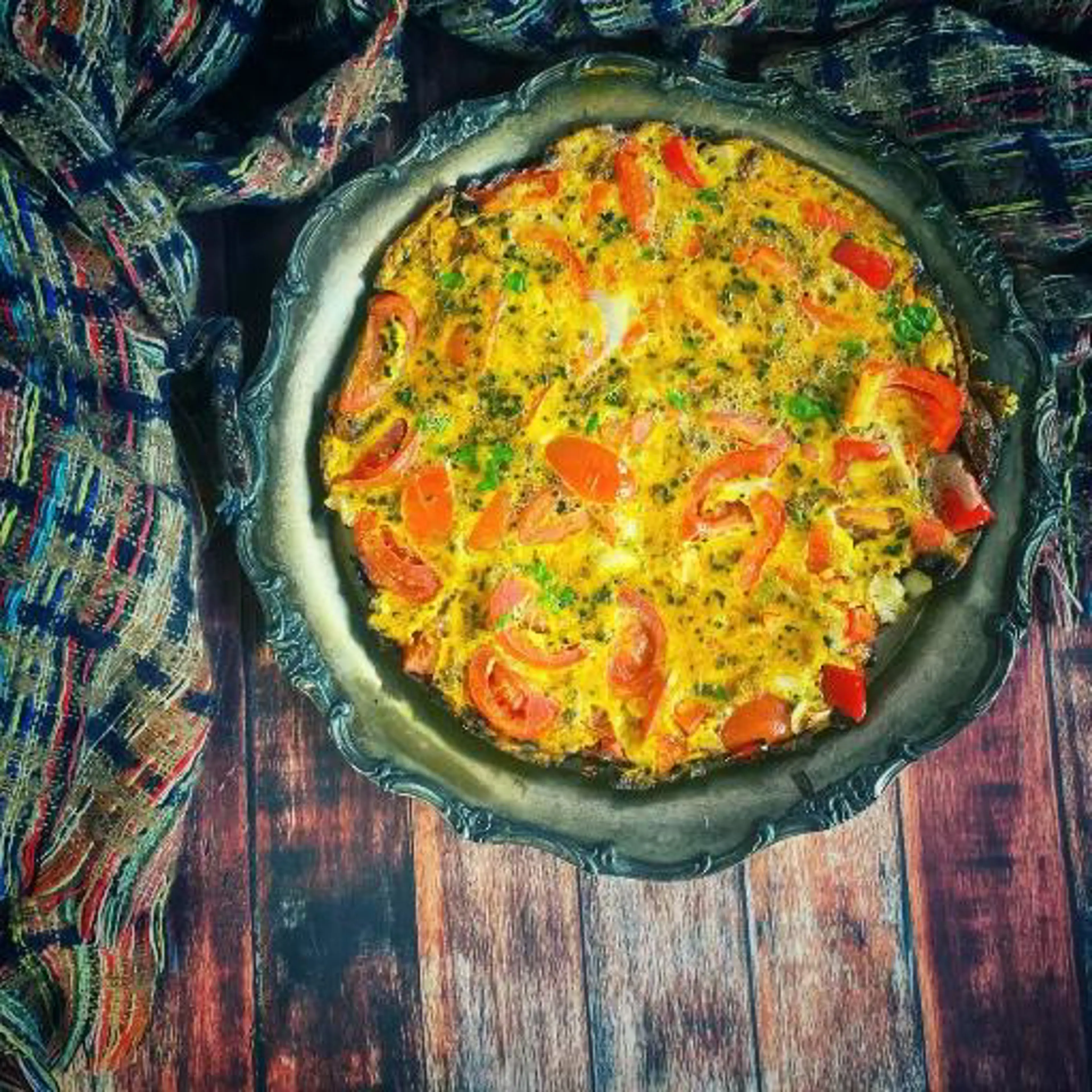 Spirulinalı Eggah