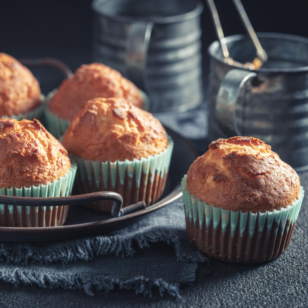 Lactose-free Banana Muffins