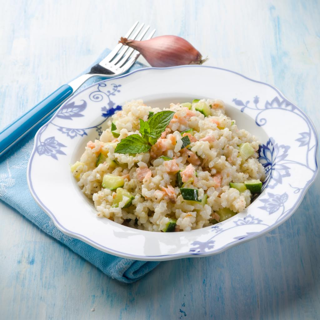 Cremoso Zucchini and Mint Risotto