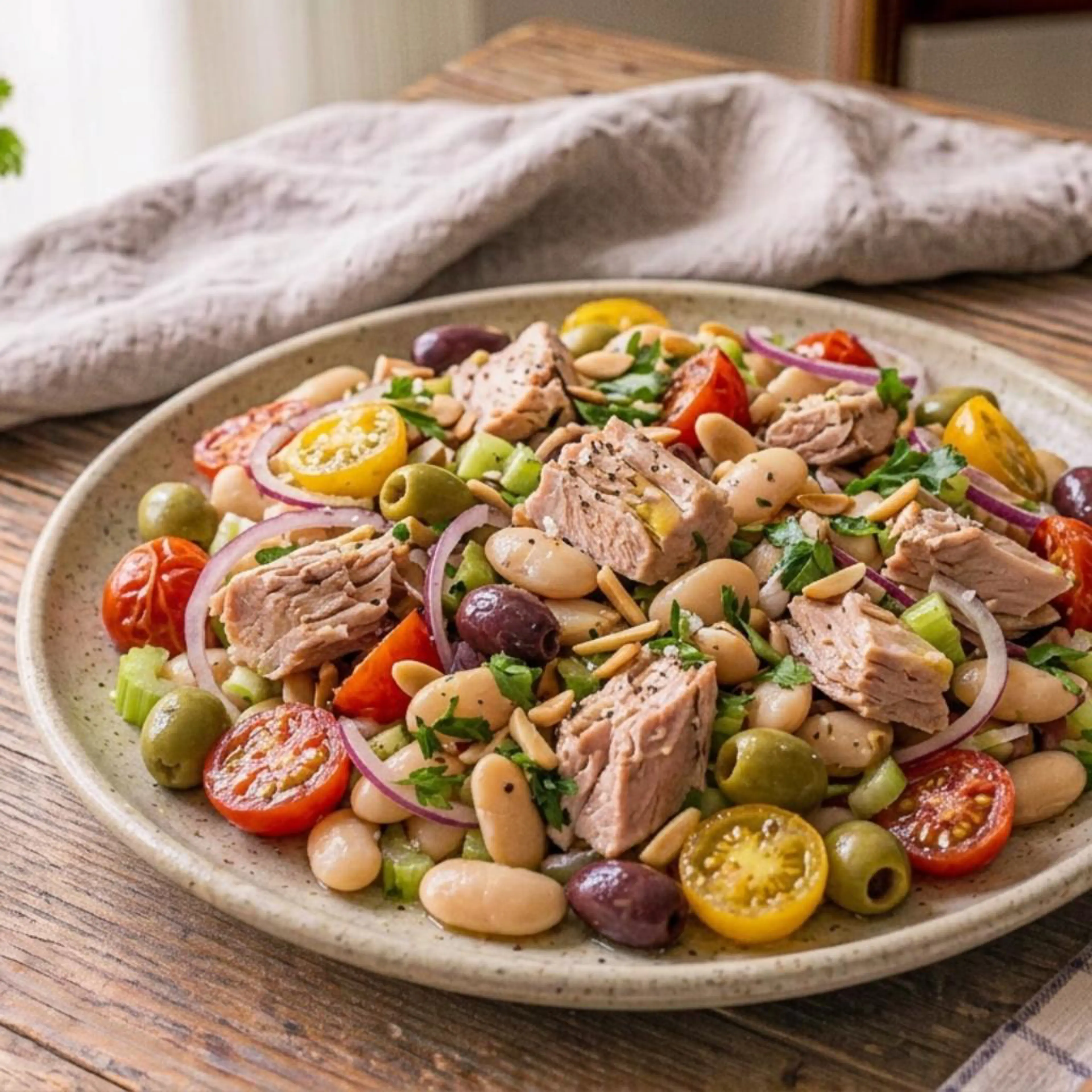 Tuna and bean salad