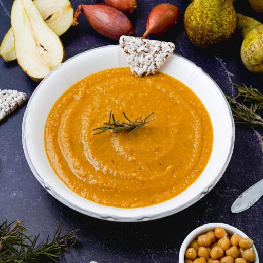 Chickpea and Pear Velouté