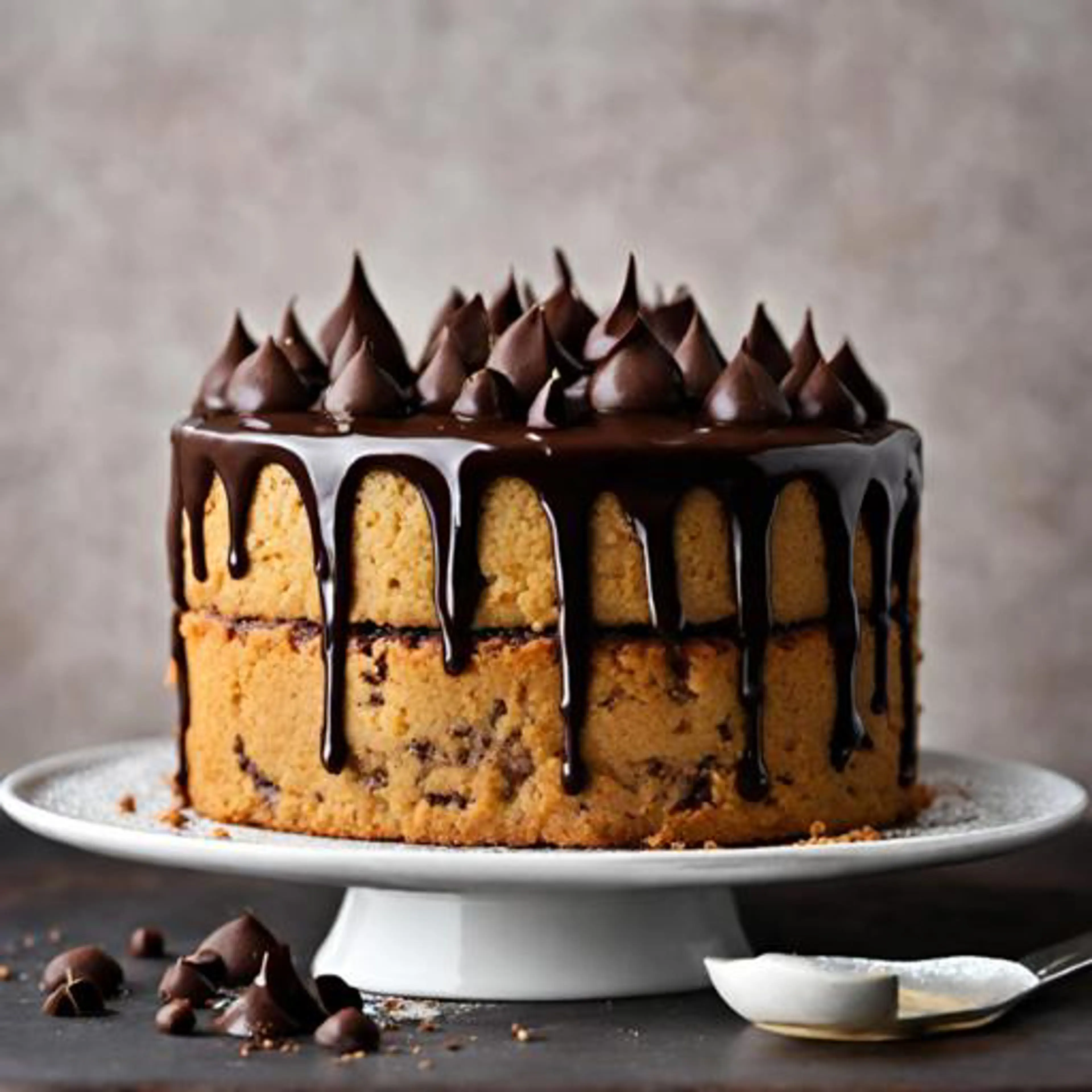 Chickpea flour cake