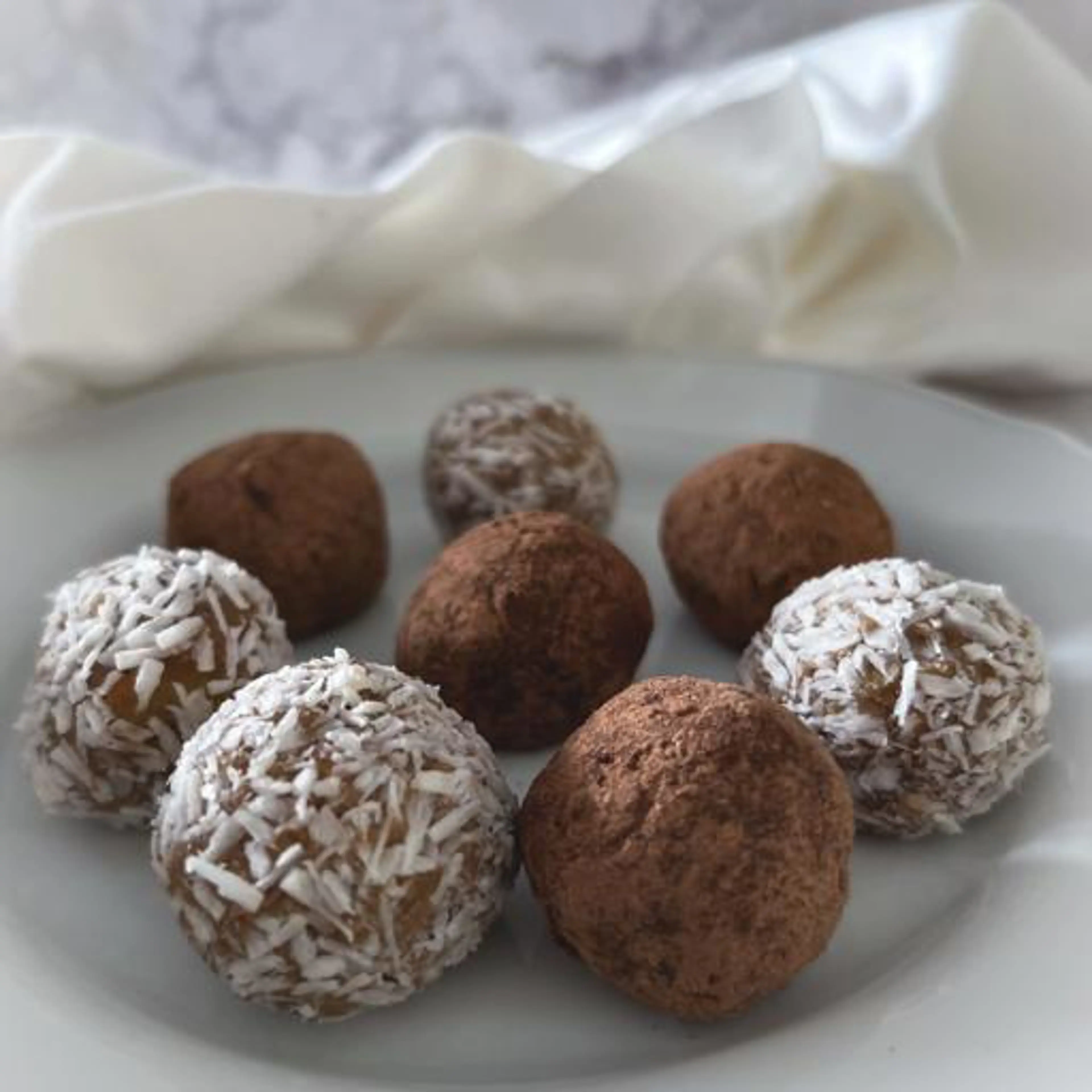 Pralinen mit Kastanienmehl