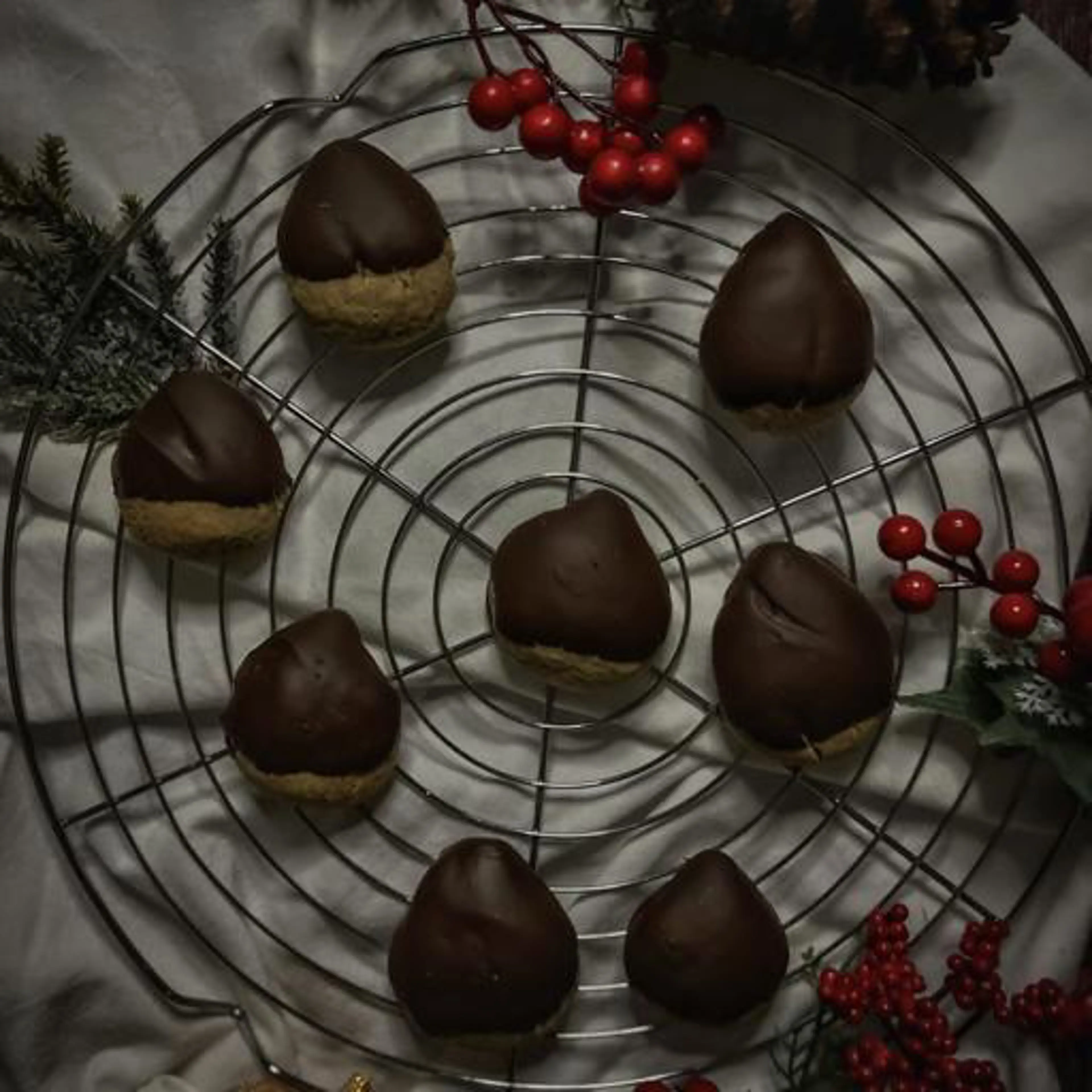 Chestnut biscuits