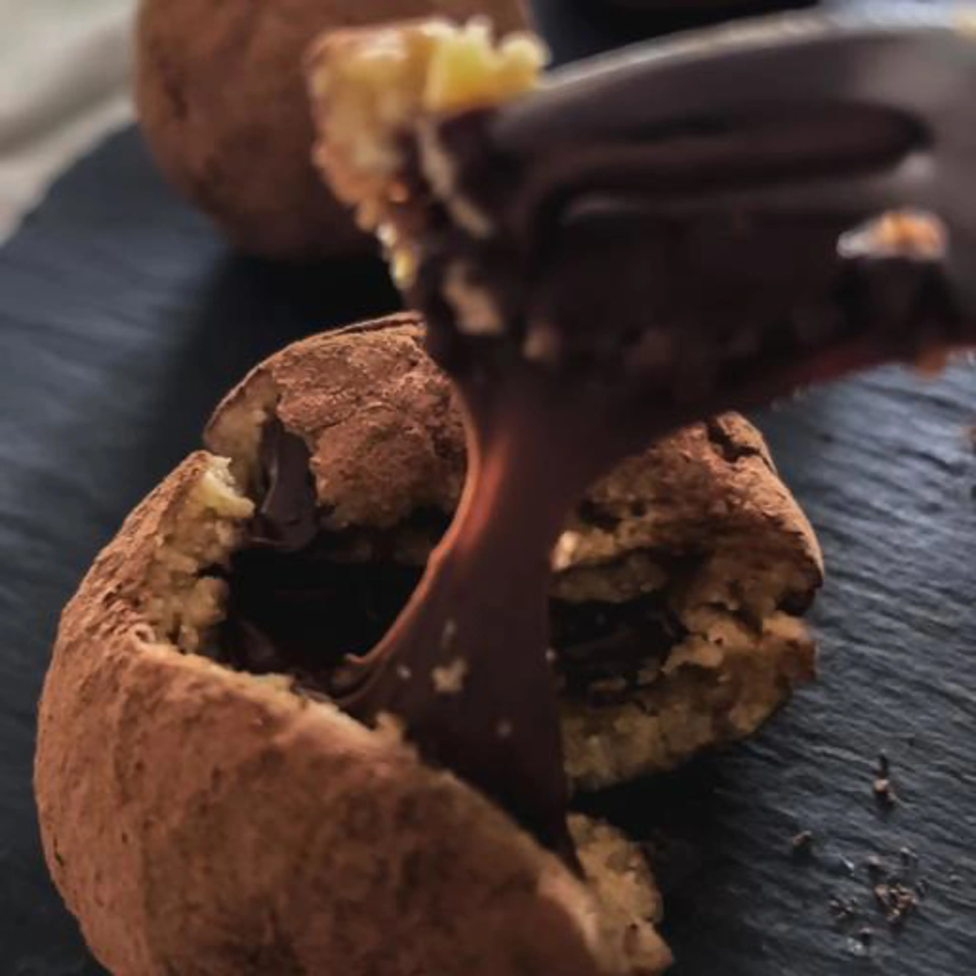 Tiramisรน-Pralinen mit Rum