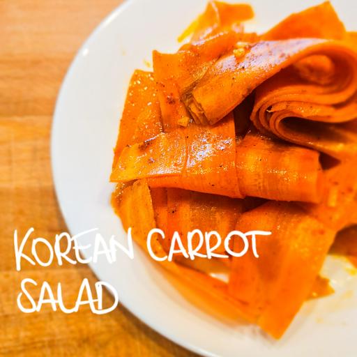 Salada de cenoura coreana