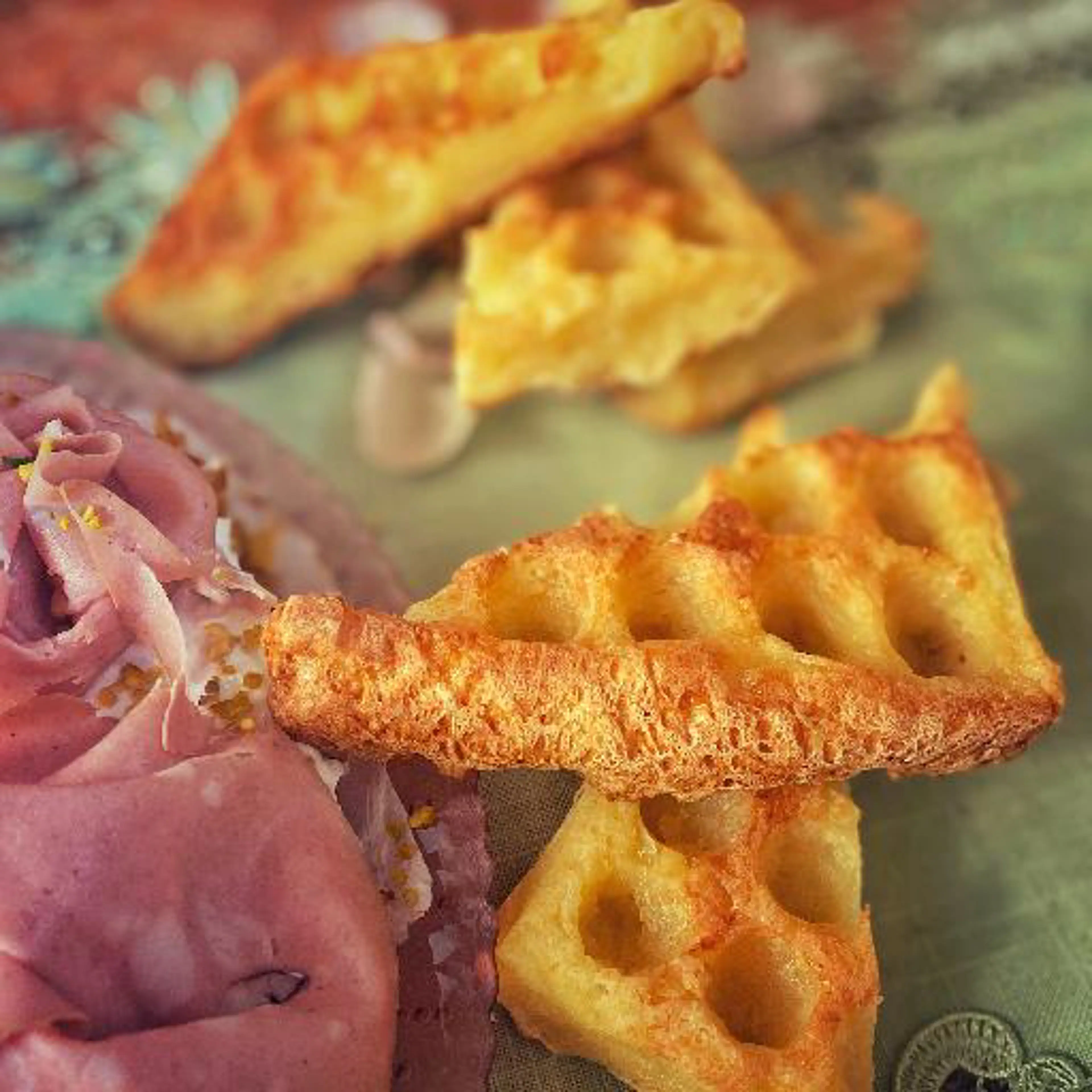 Waffle de pao de queijo