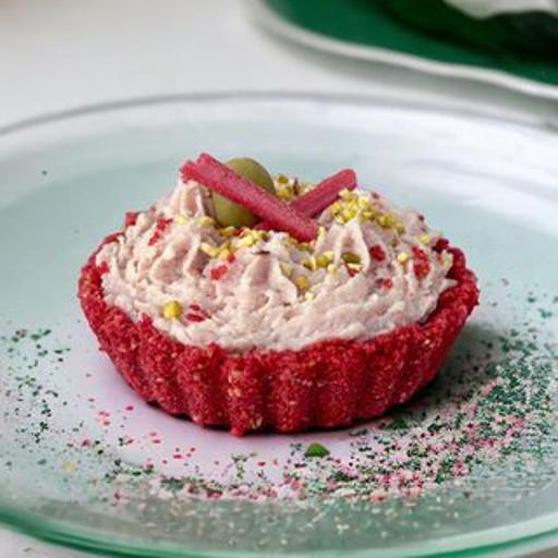 Tartaletas saladas con mousse de jamón cocido