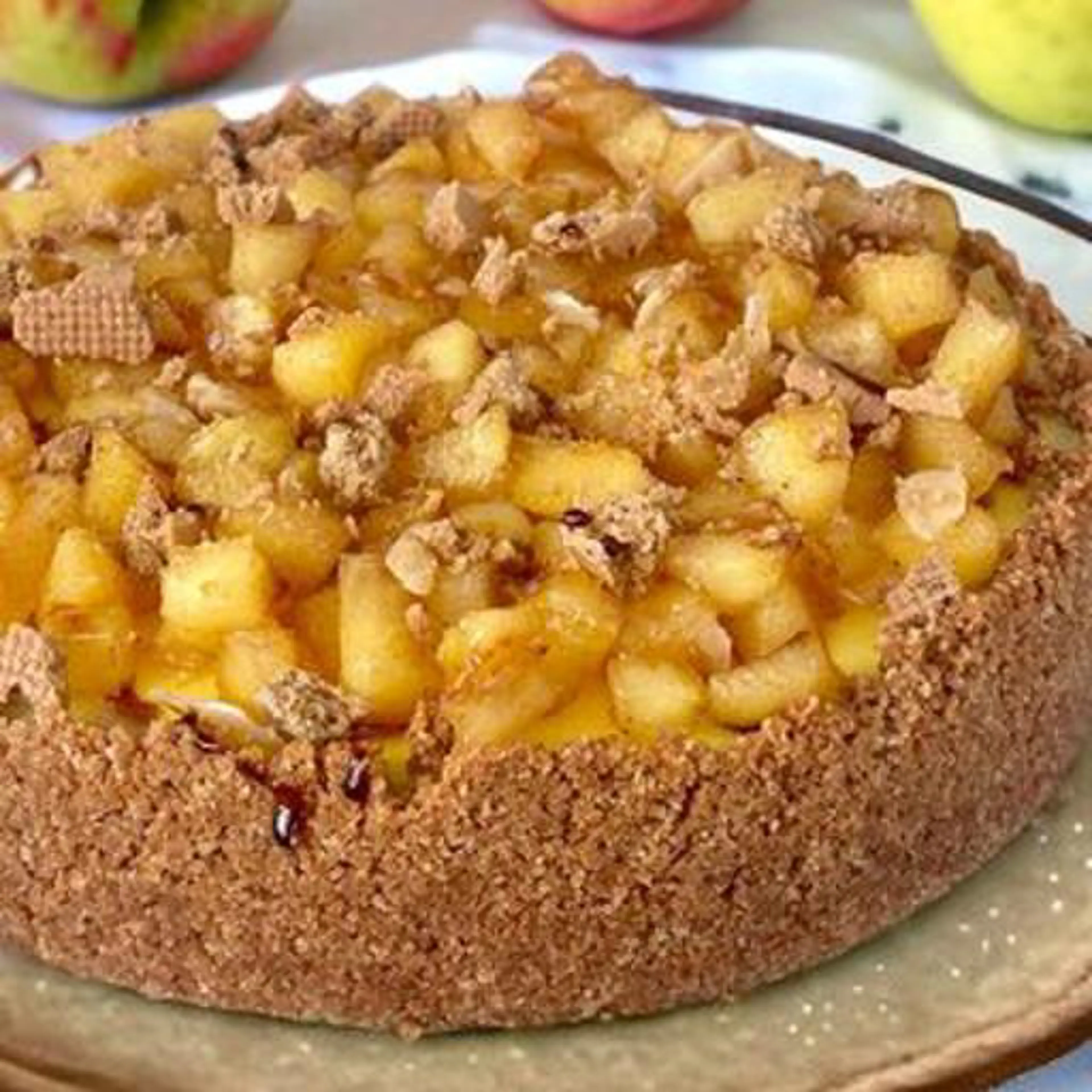 New York cheesecake de maçã