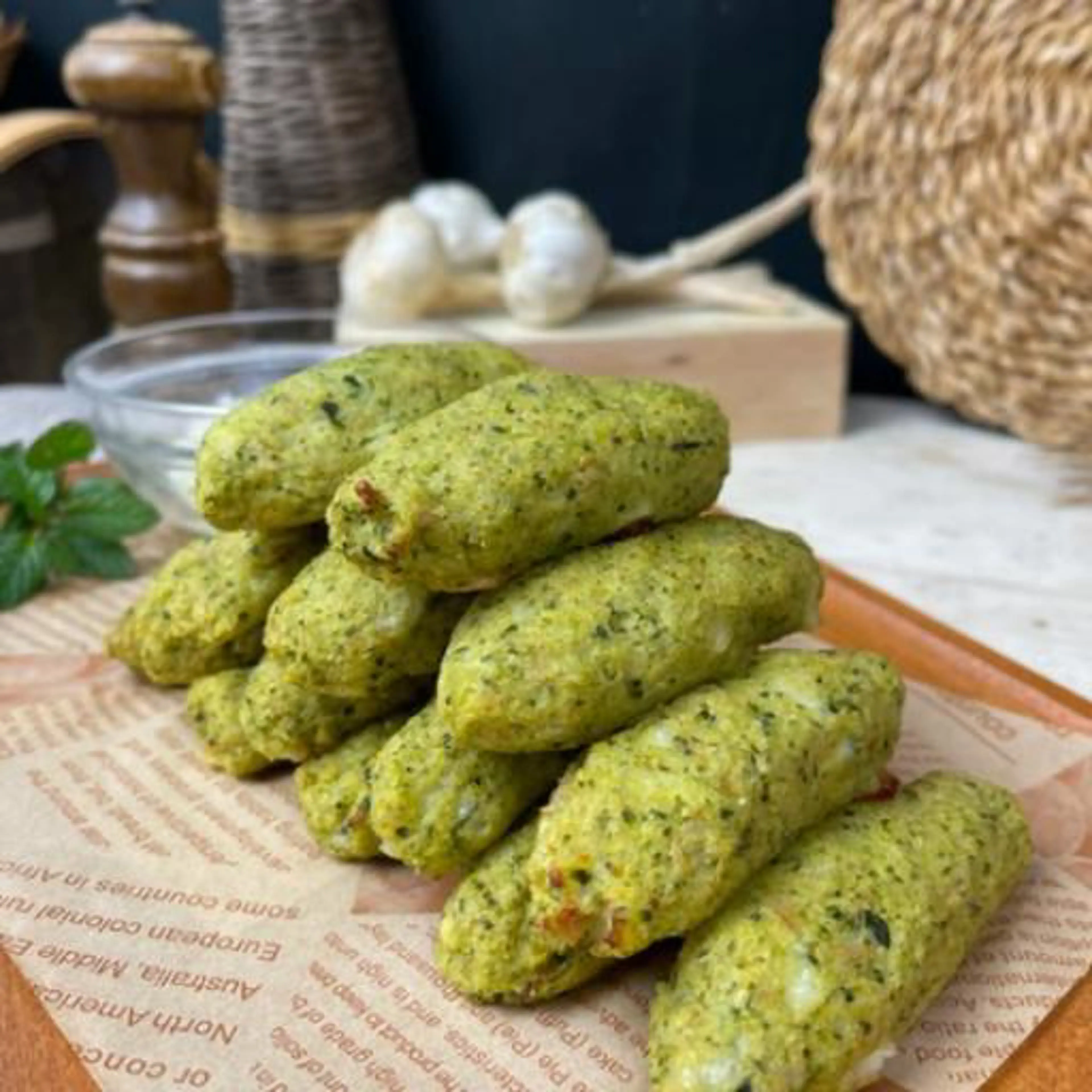Broccoli-, aardappel- en tonijnkroketten