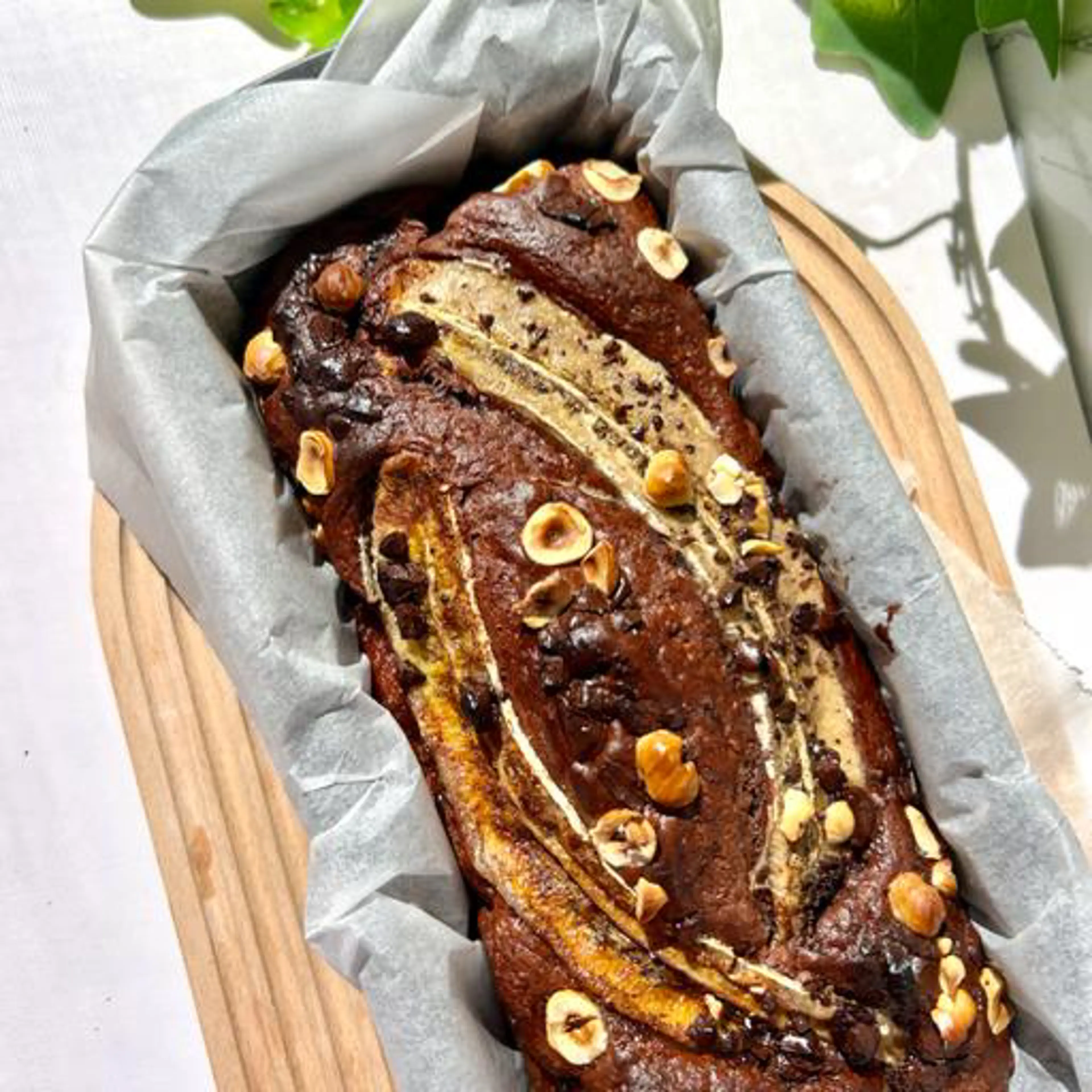 Chocolate banana bread
