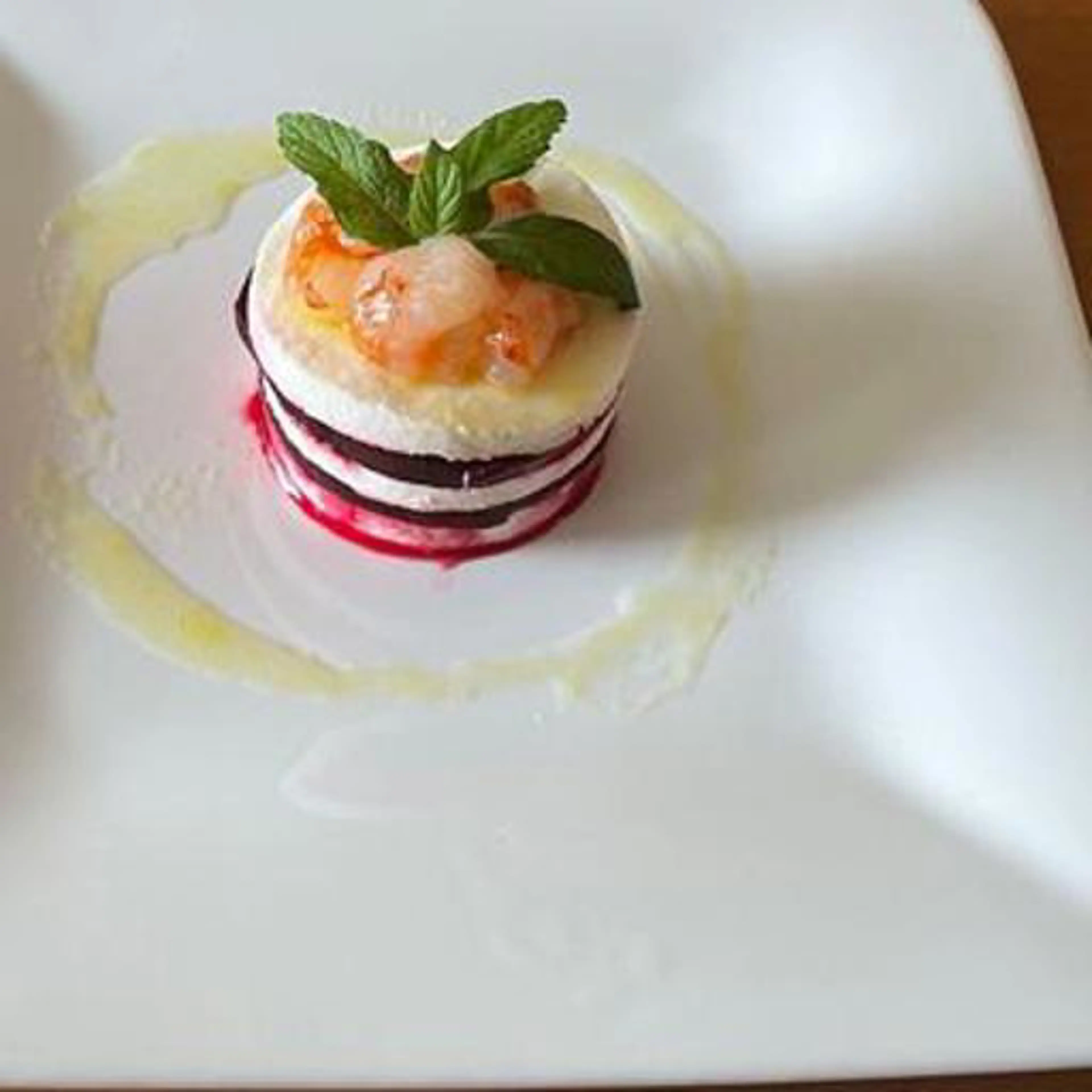 Milhojas salada creativa