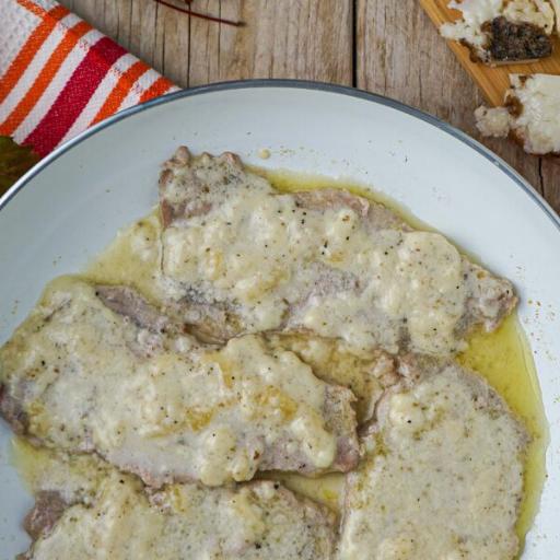 Varkensschnitzels met truffelaroma