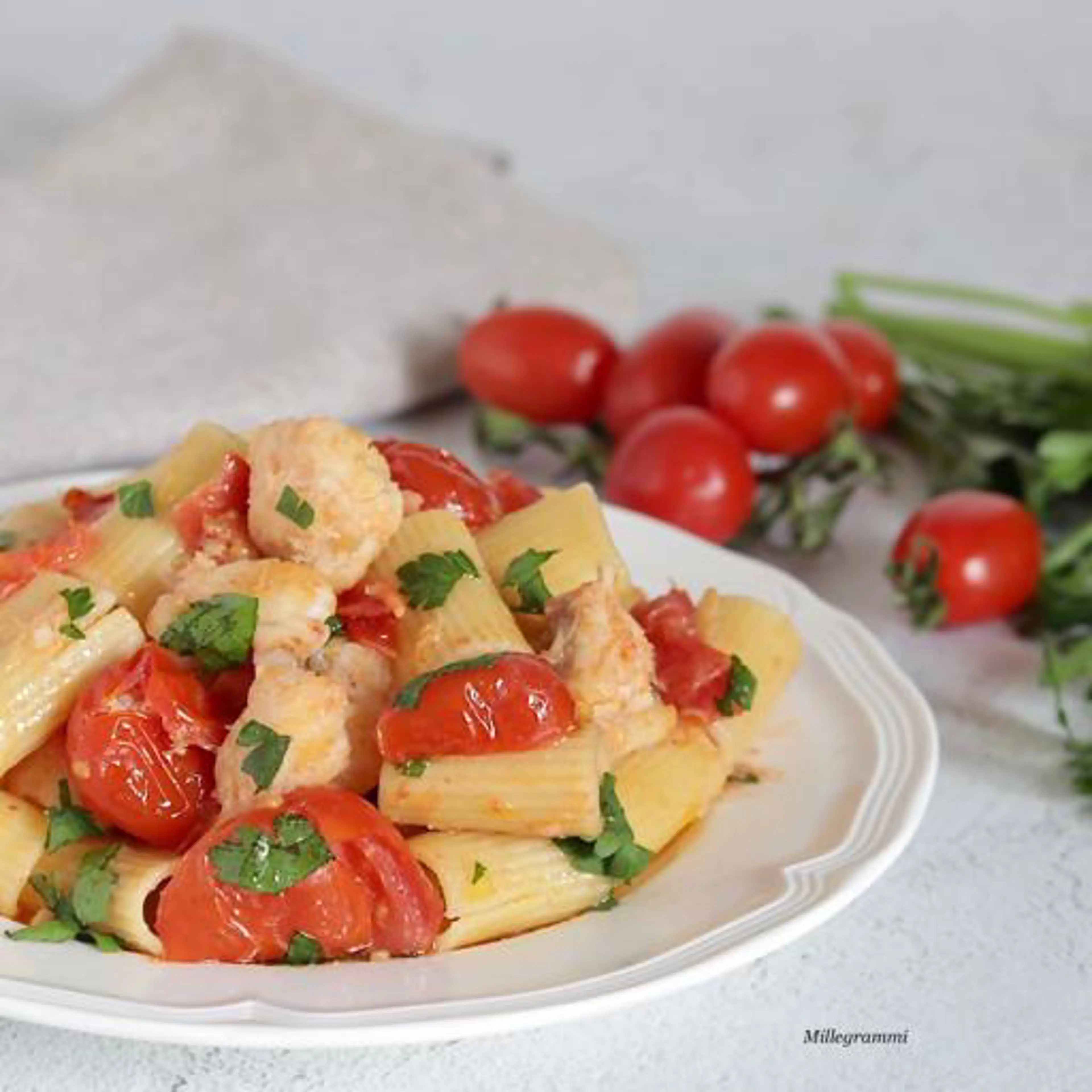 Mezze maniche con rape