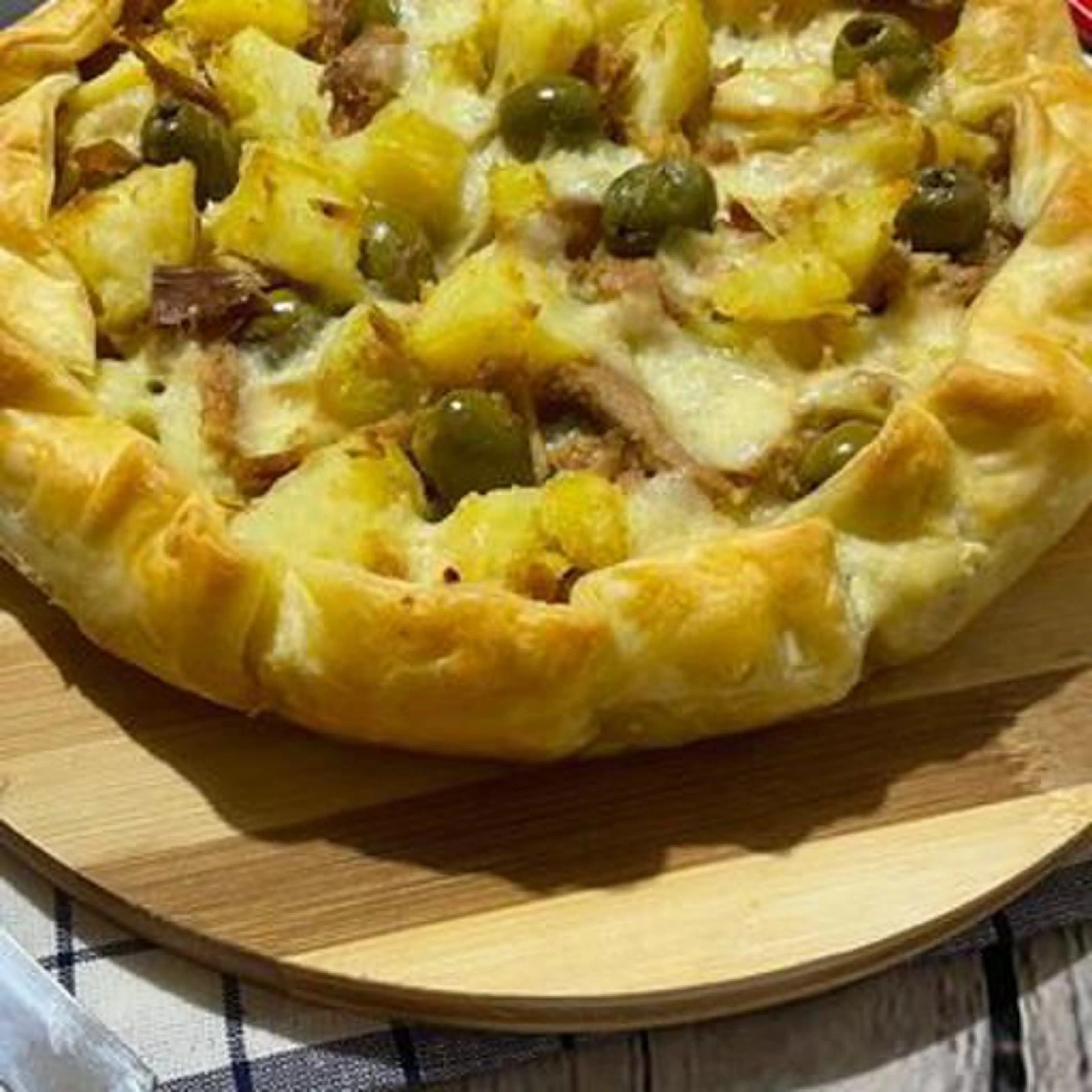 Filled puff pastry