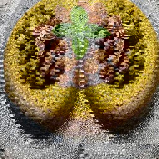 Rice Timbale with Pesto