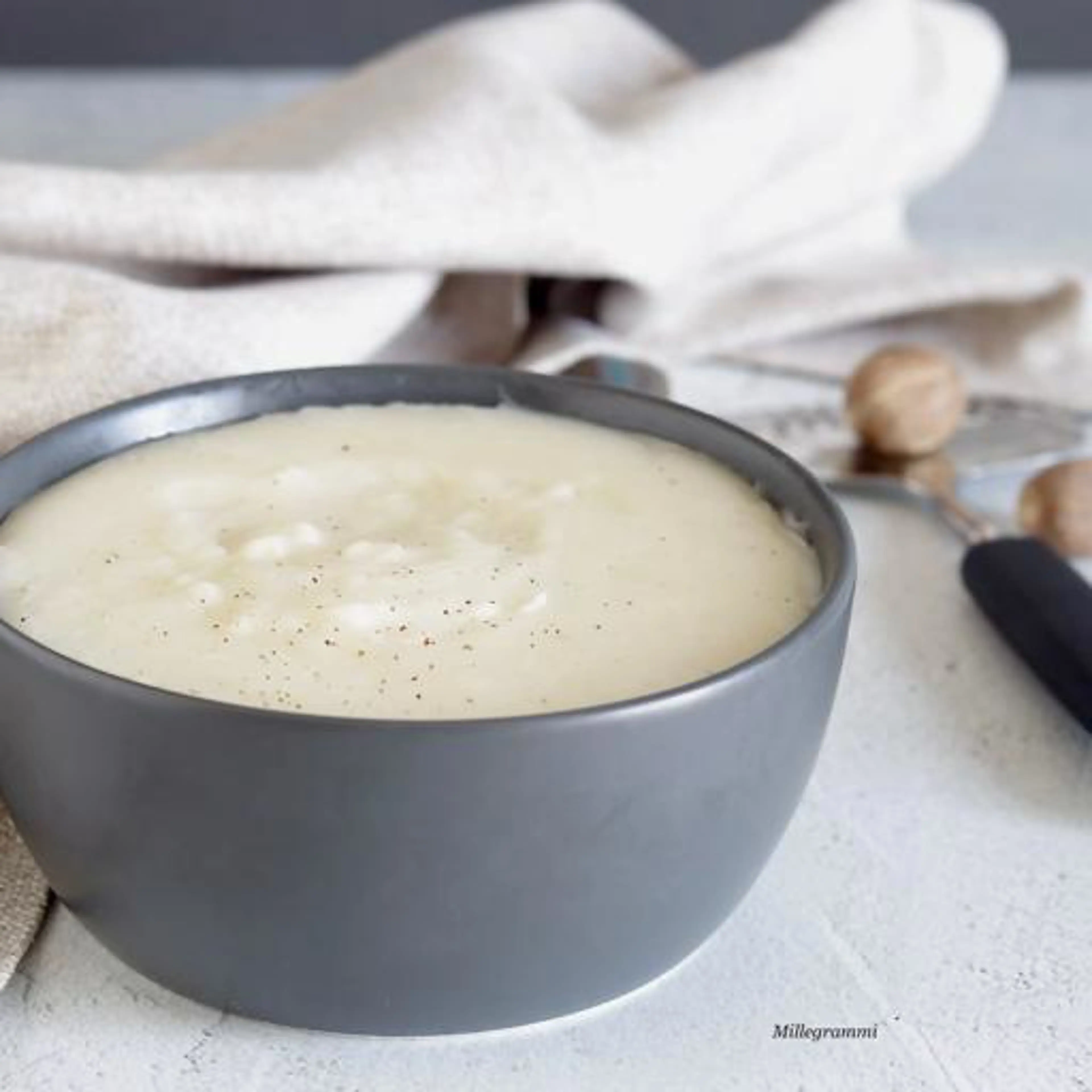 Lactose-free béchamel