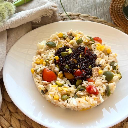 Insalata di riso con cuore di venere
