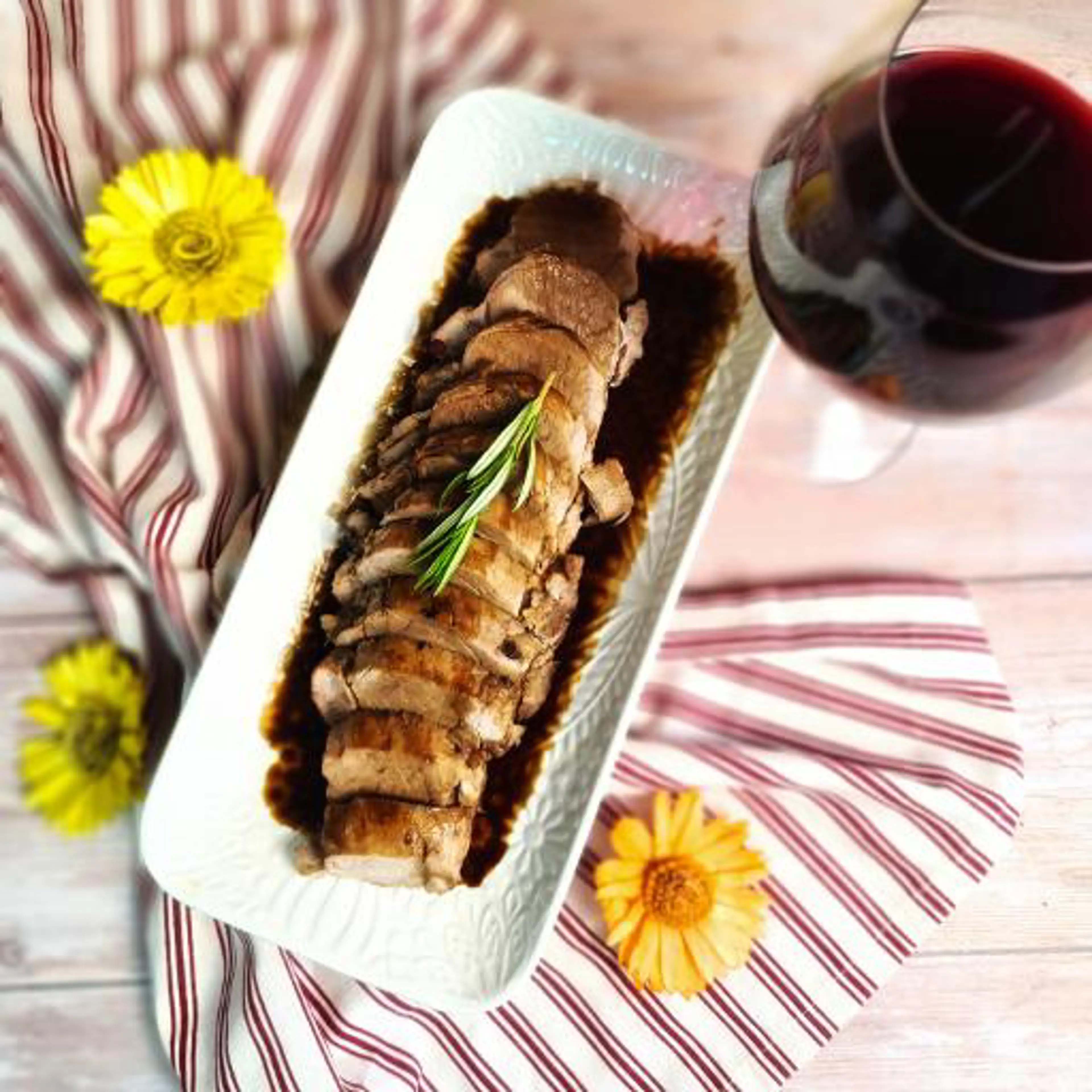 Schweinefilet mit Bier