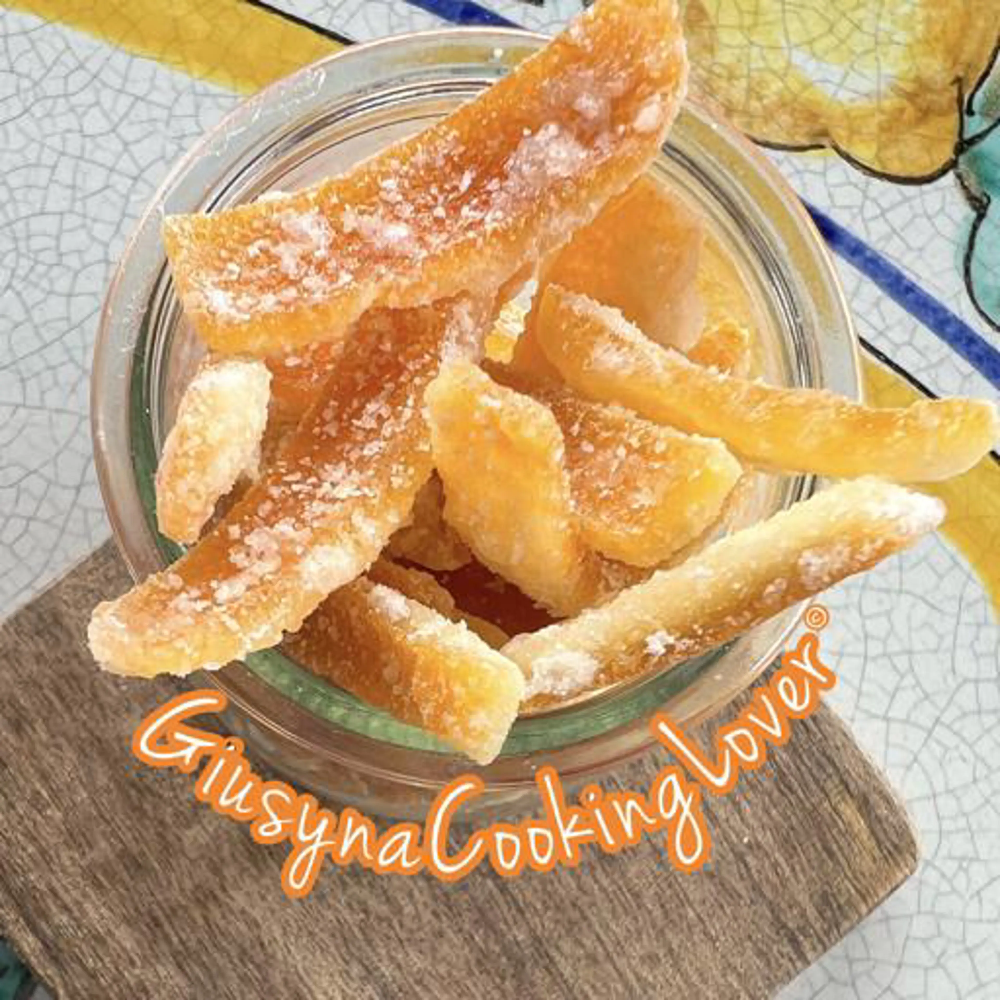 Candied orange peels