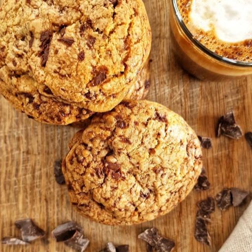 La foto della ricetta Cookies americani di Persaincucina adatta a Vegetariani, diete senza lattosio, pescetariani.