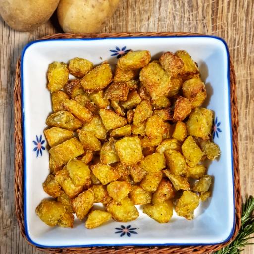 بطاطا بالفرن المقرمشة