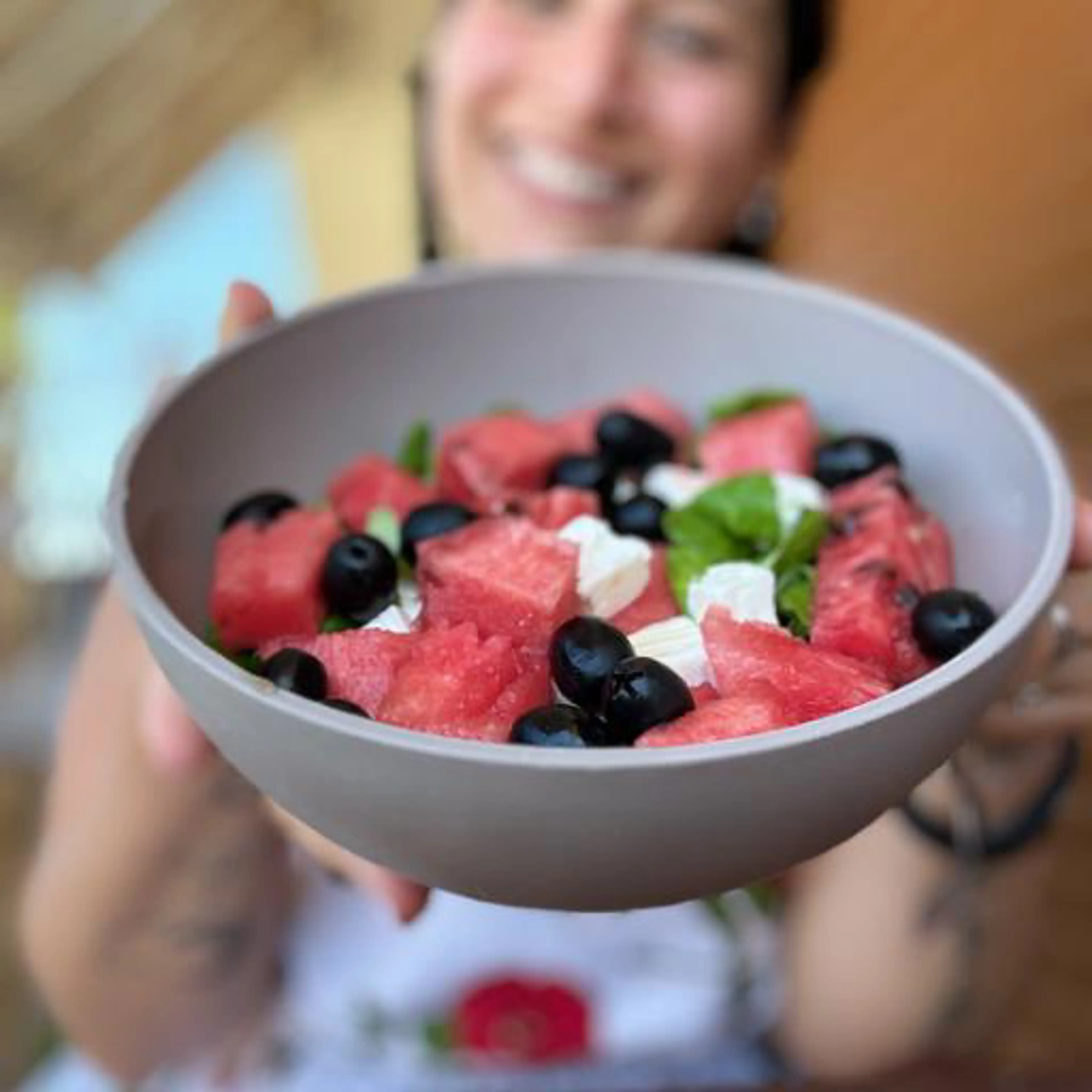 Watermelon and feta