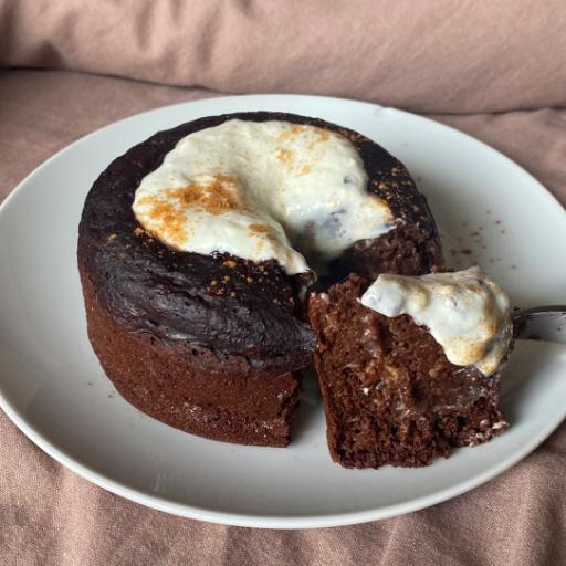 Tortino banana e cacao