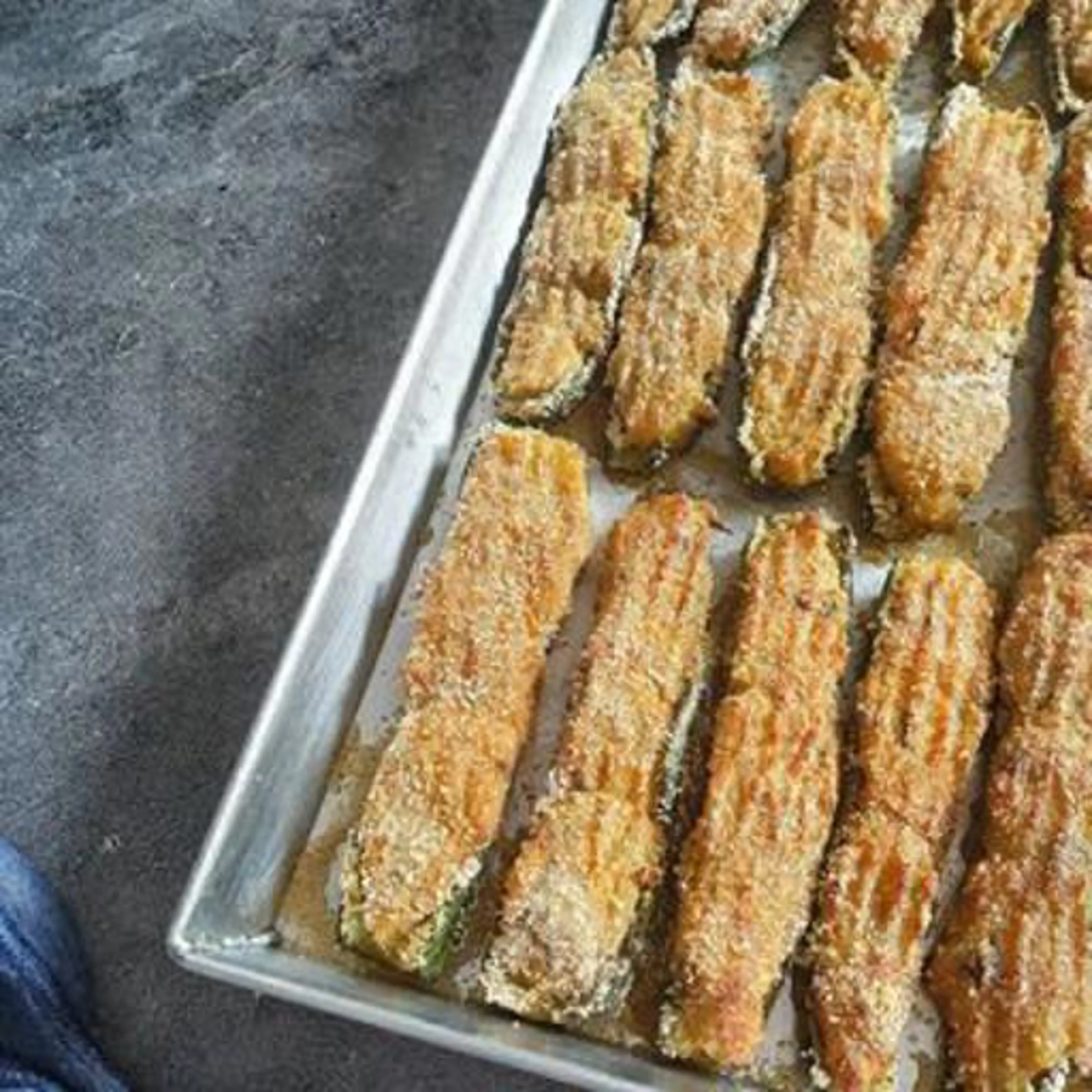 Gefüllte Zucchini nach Genueser Art