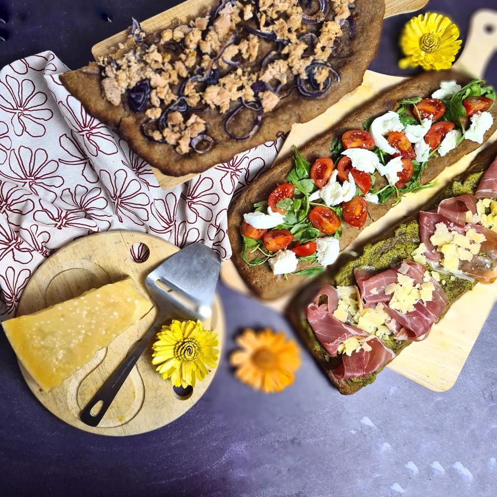 بيتزا بعجينة الحبوب