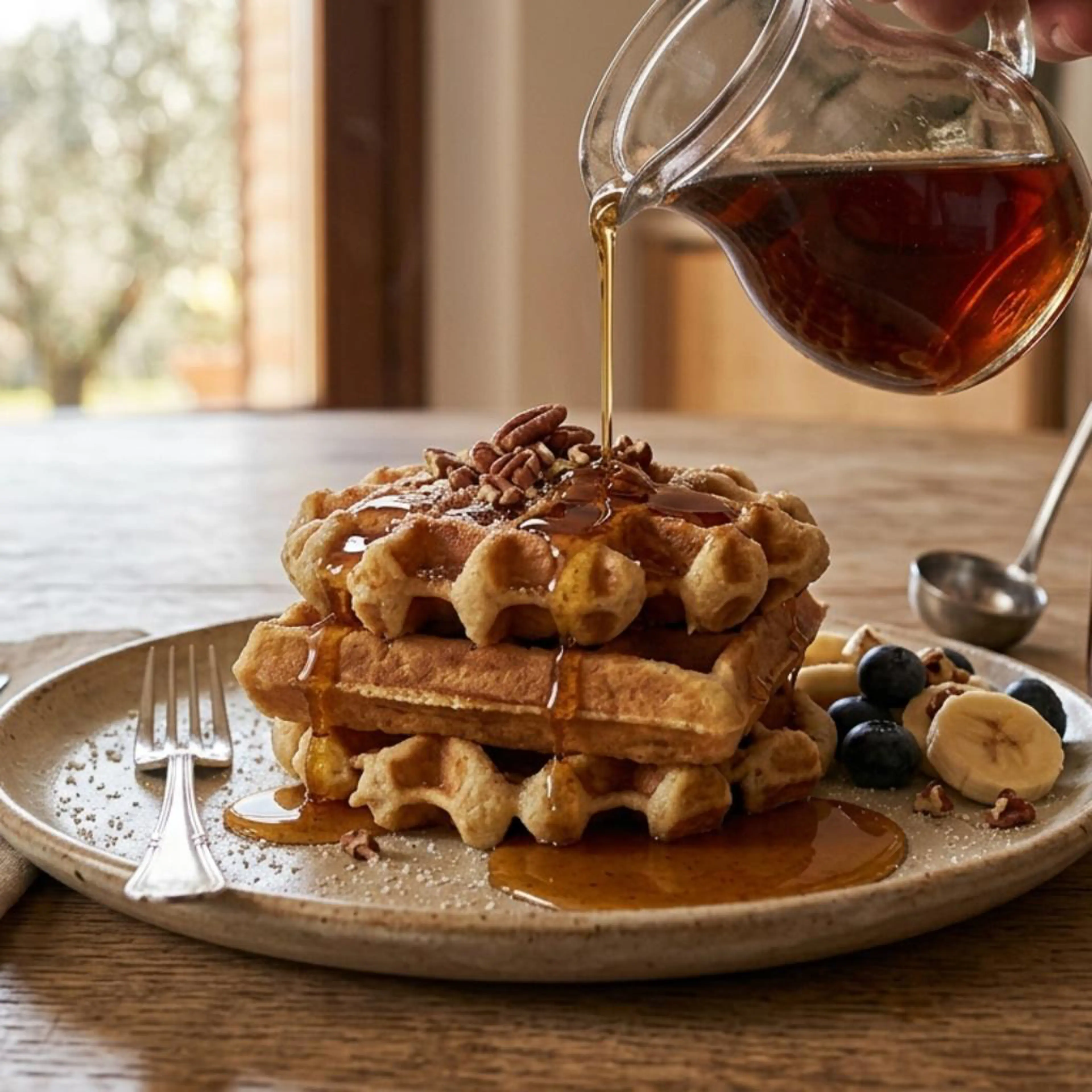 Waffeln ohne Butter