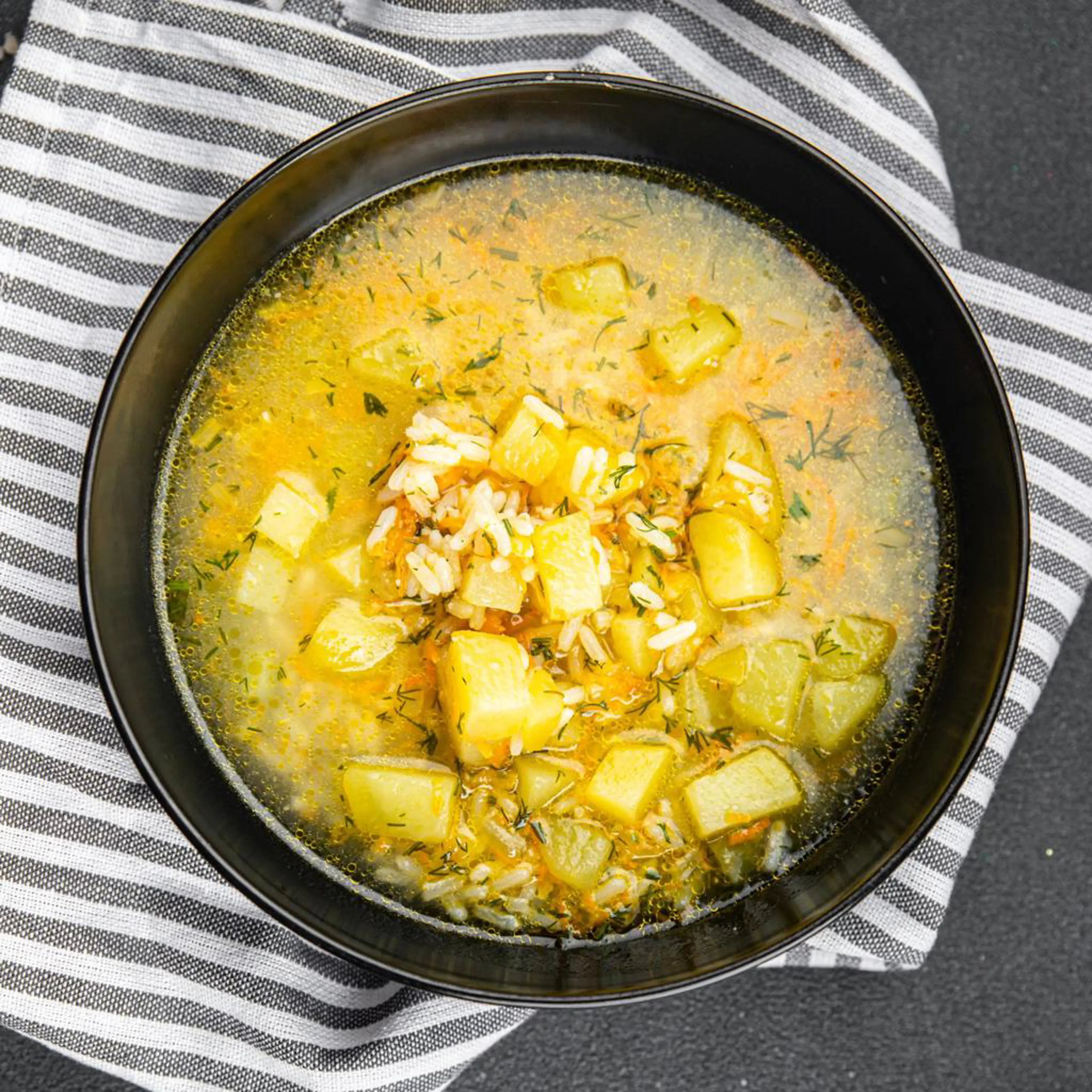 Pastina con patate