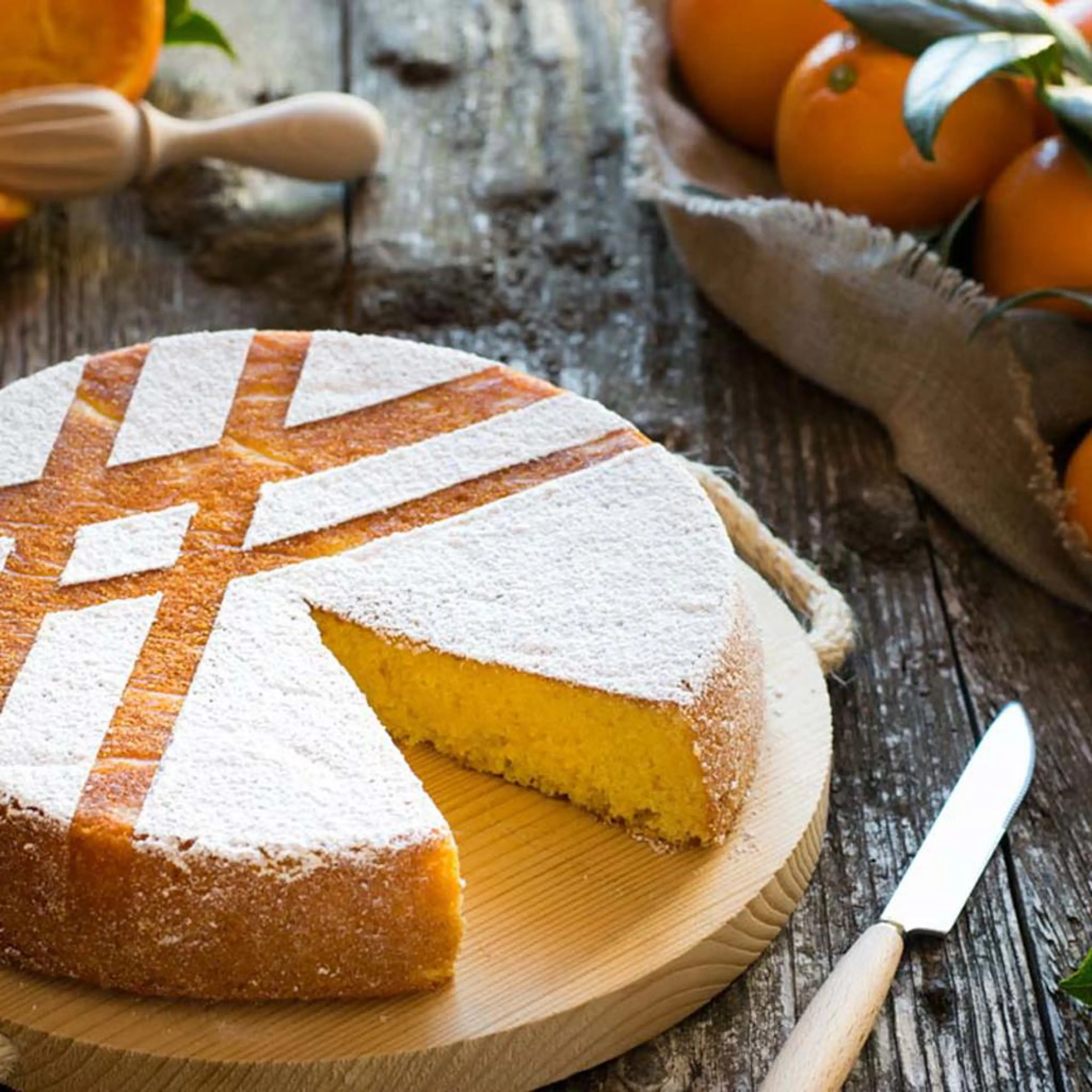 Bolo macio de laranja