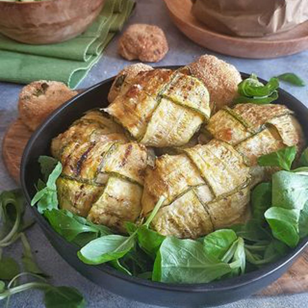 Fagottini di zucchine gratinate