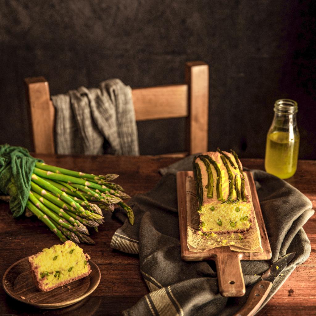 Plumcake salato asparagi e ricotta