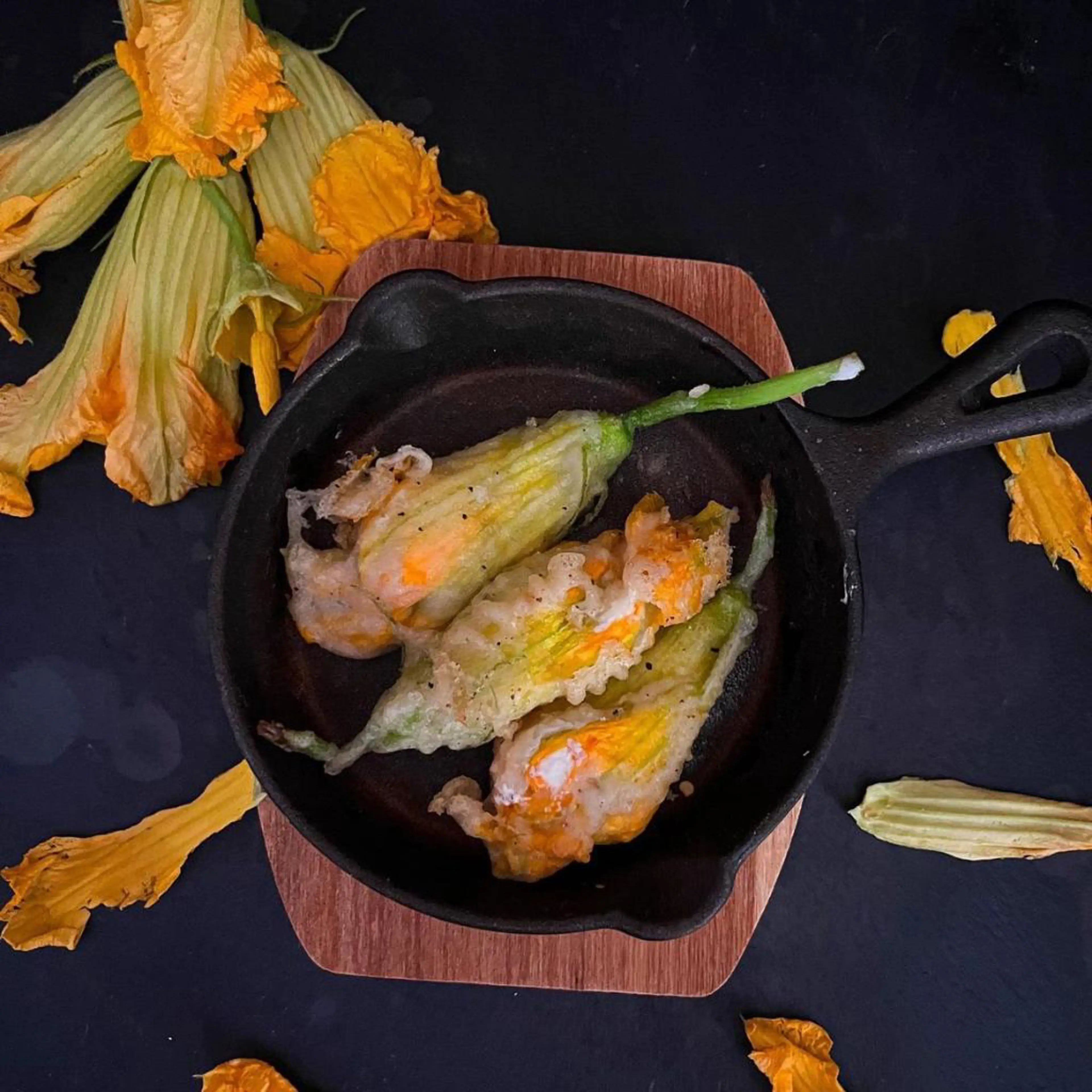 Stuffed Zucchini Flowers