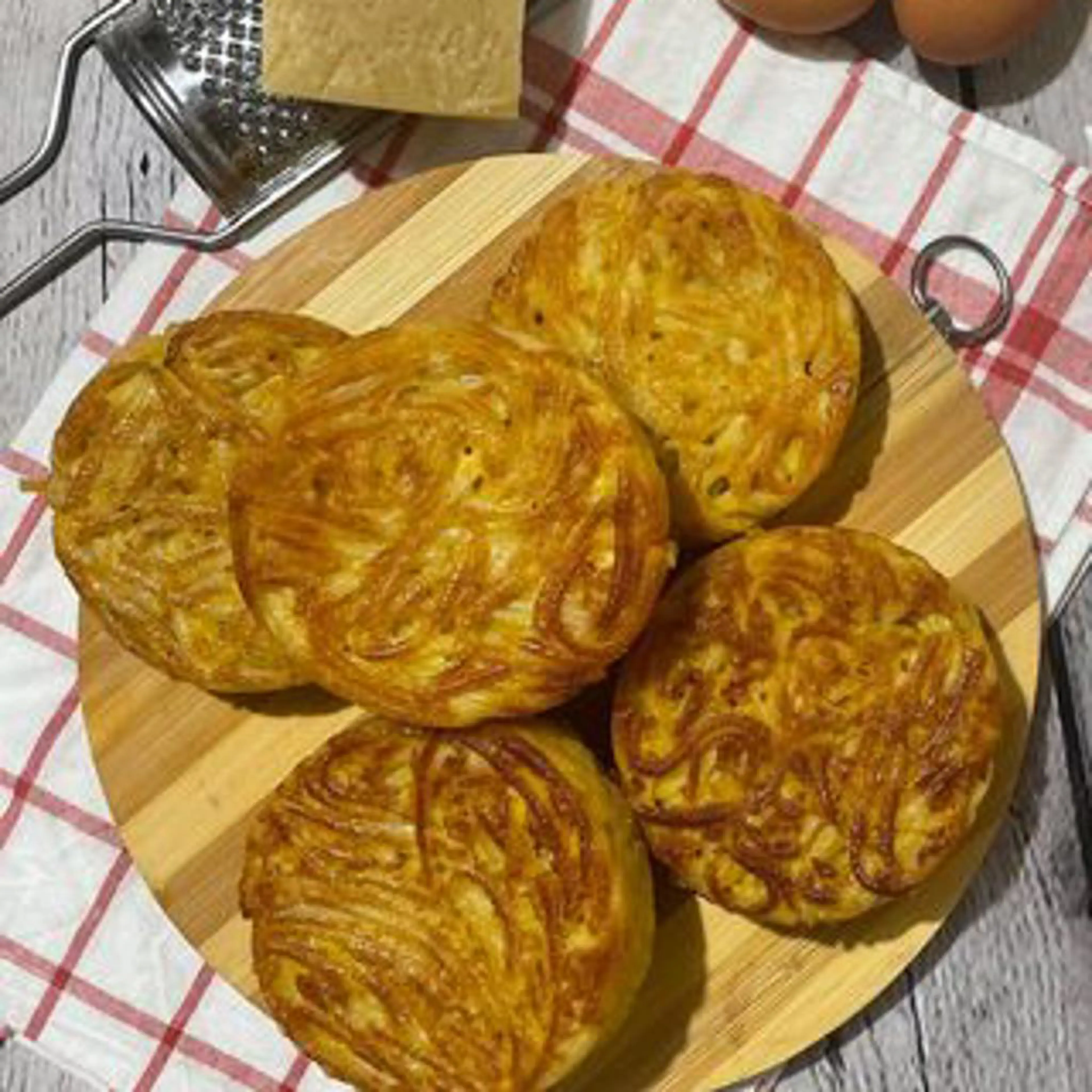 迷你意面蛋饼